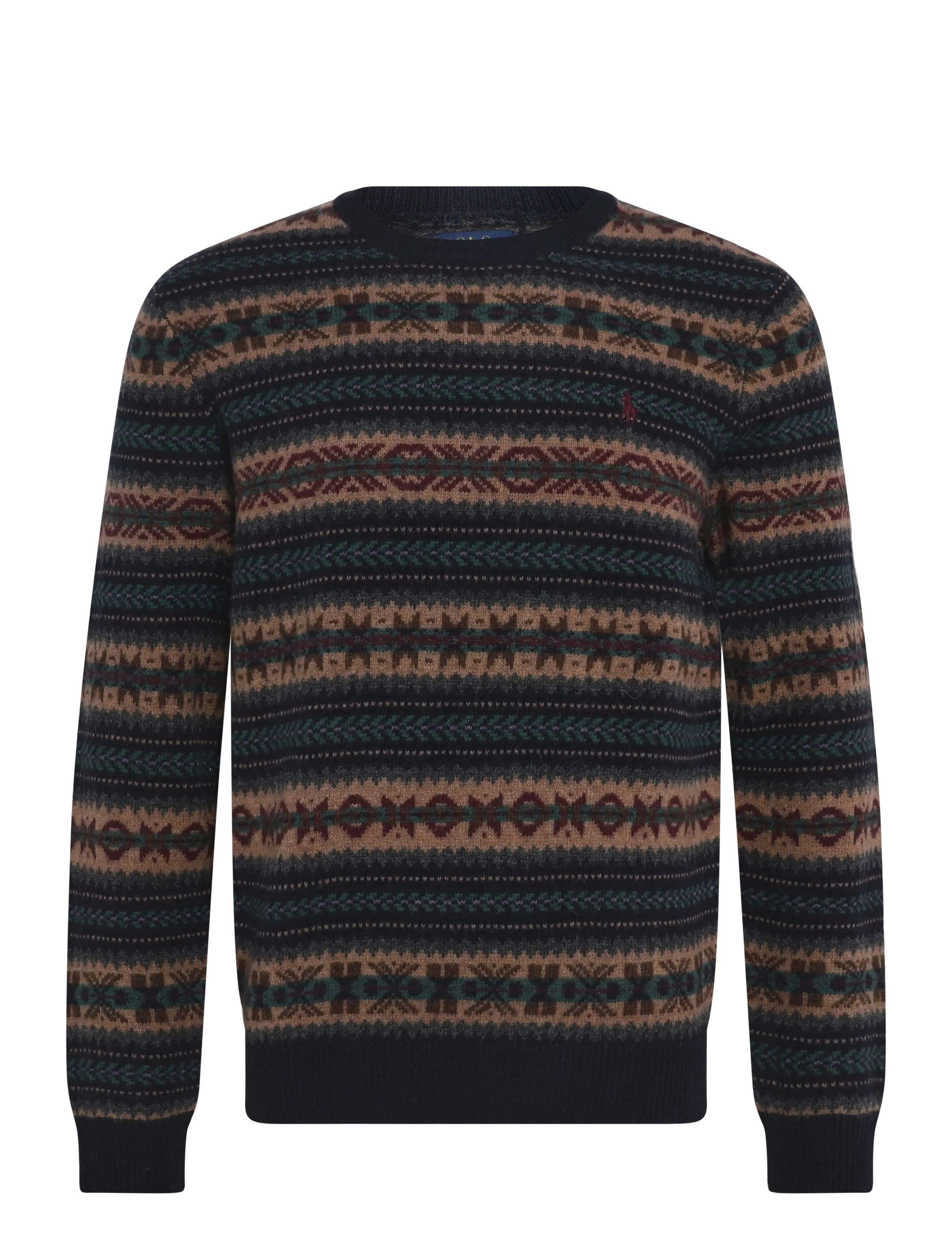 Polo Ralph Lauren Fair Isle Wool Sweater - Clothing - NAVY COMBO / navy