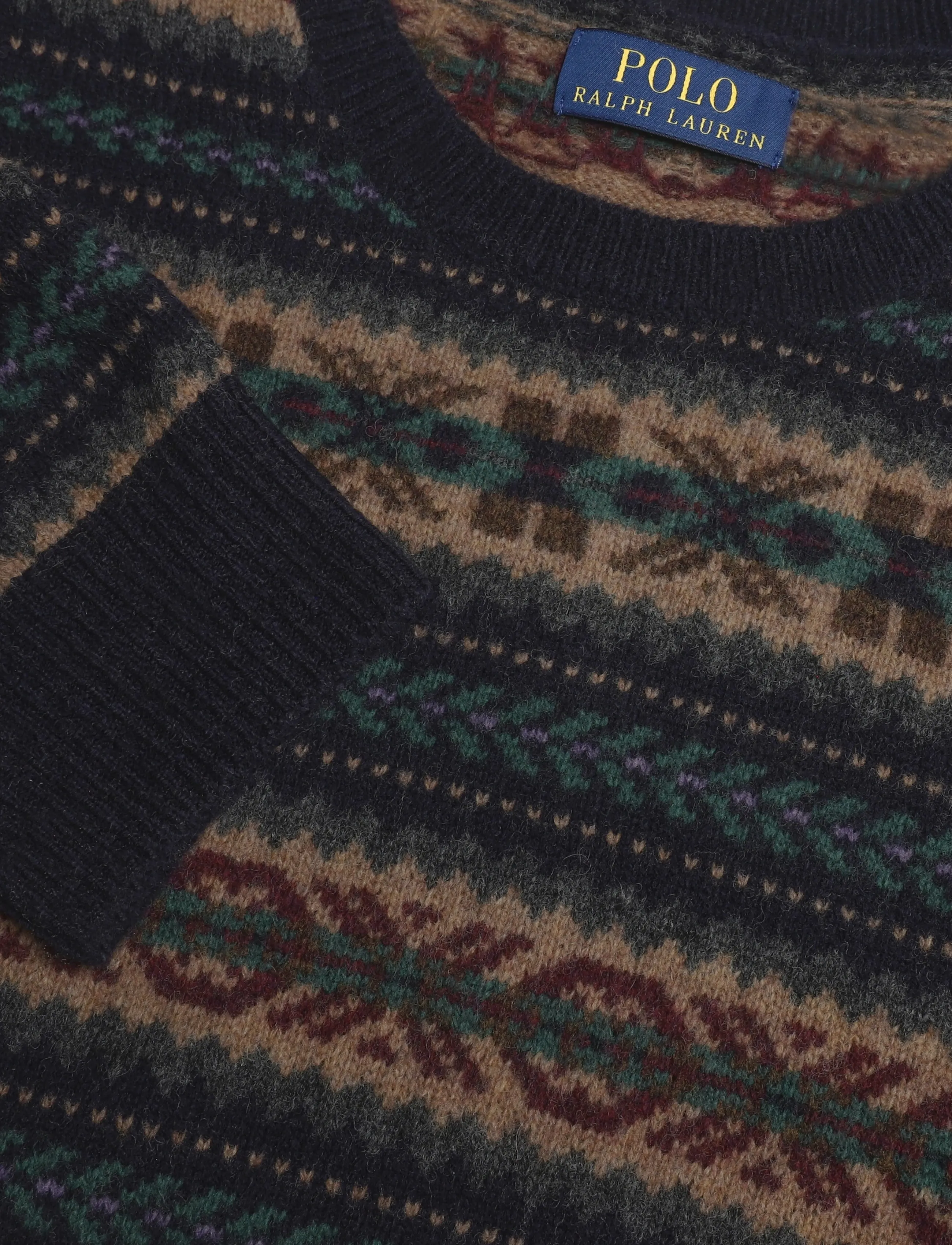 Polo Ralph Lauren - Fair Isle Wool Sweater - Ümmarguse kaelusega kudumid - navy combo - 5