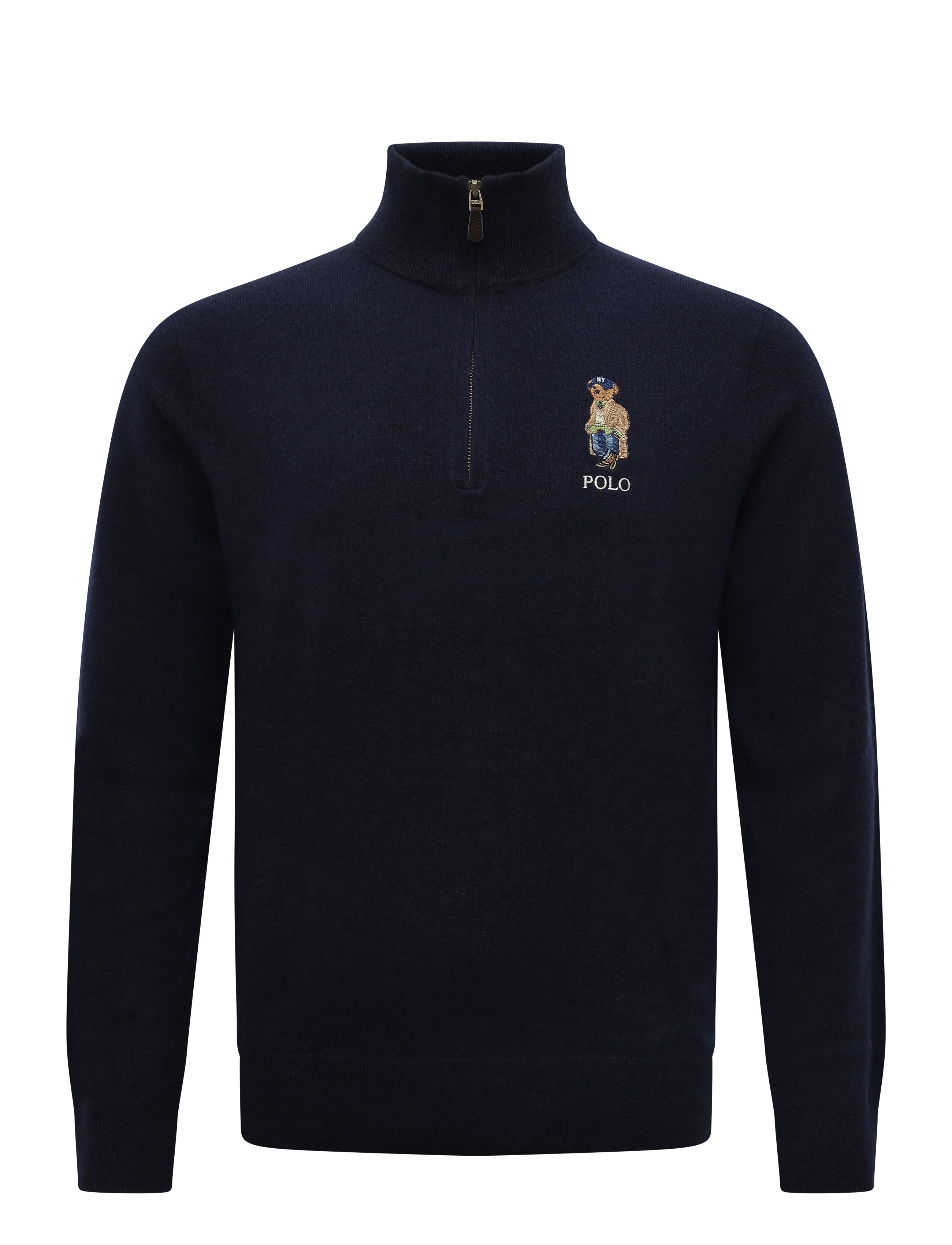 Polo Ralph Lauren - Polo Bear Wool Quarter-Zip Sweater - truien met halve rits - hunter navy - 2