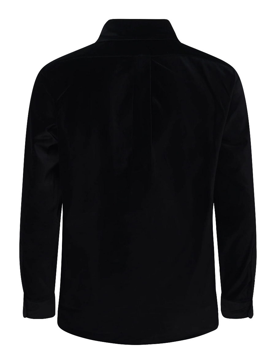 Polo Ralph Lauren - Martini Bear sammetsskjorta Classic Fit - casual skjortor - polo black - 1