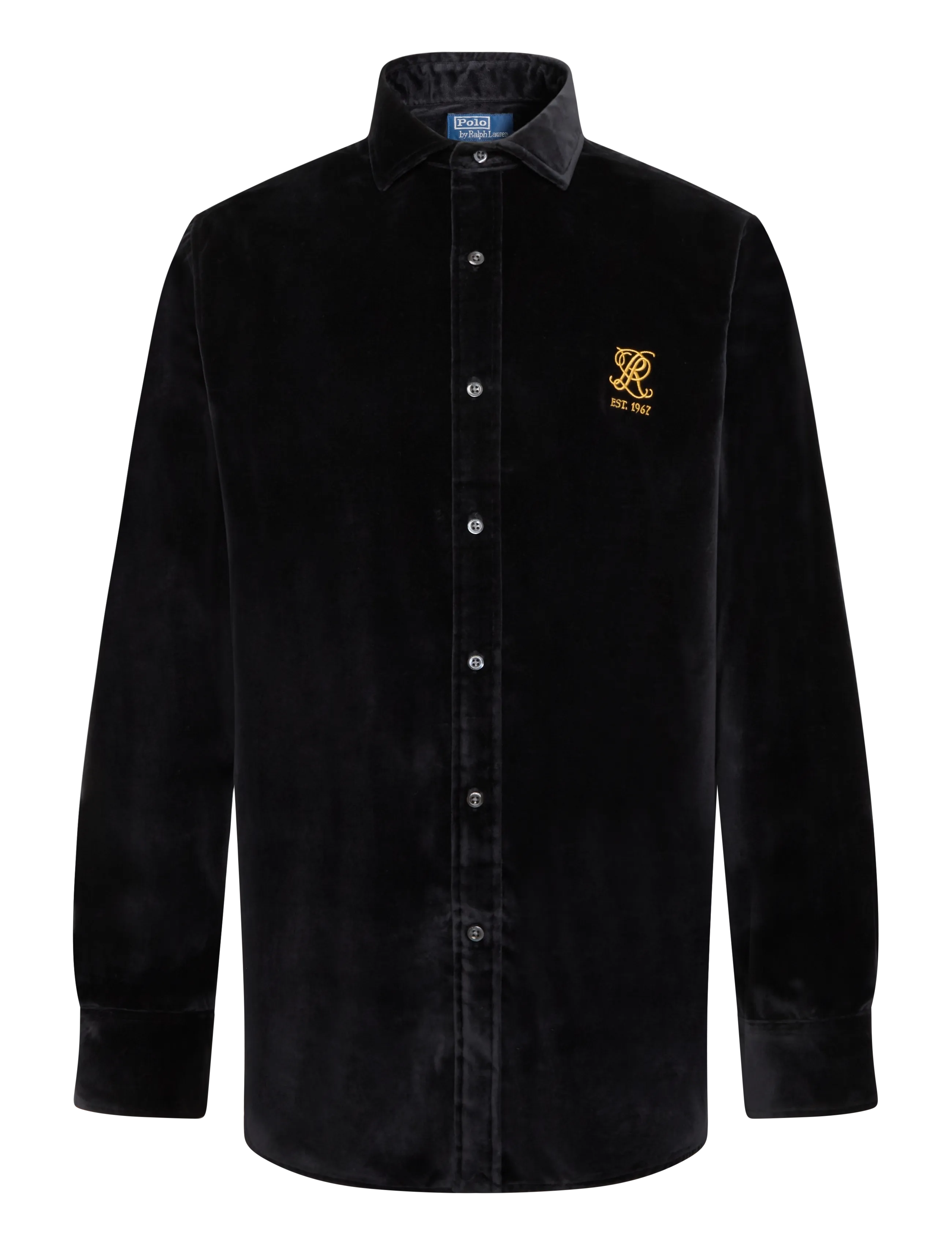 Polo Ralph Lauren Classic Fit Embroidered Velvet Shirt -  - undefined / undefined