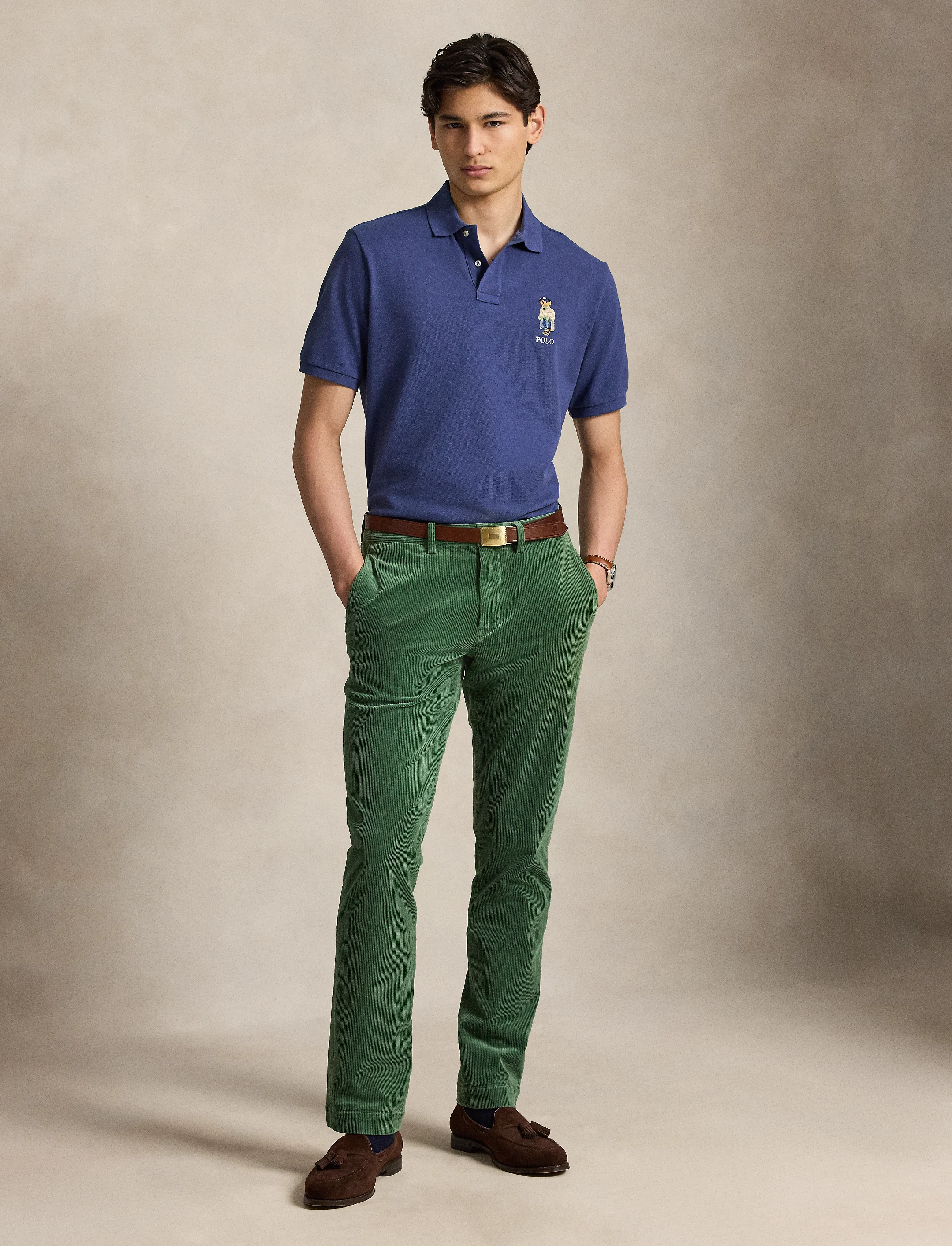 Polo Ralph Lauren Classic Fit Polo Bear Mesh Polo Shirt pikéer herr – bild 4
