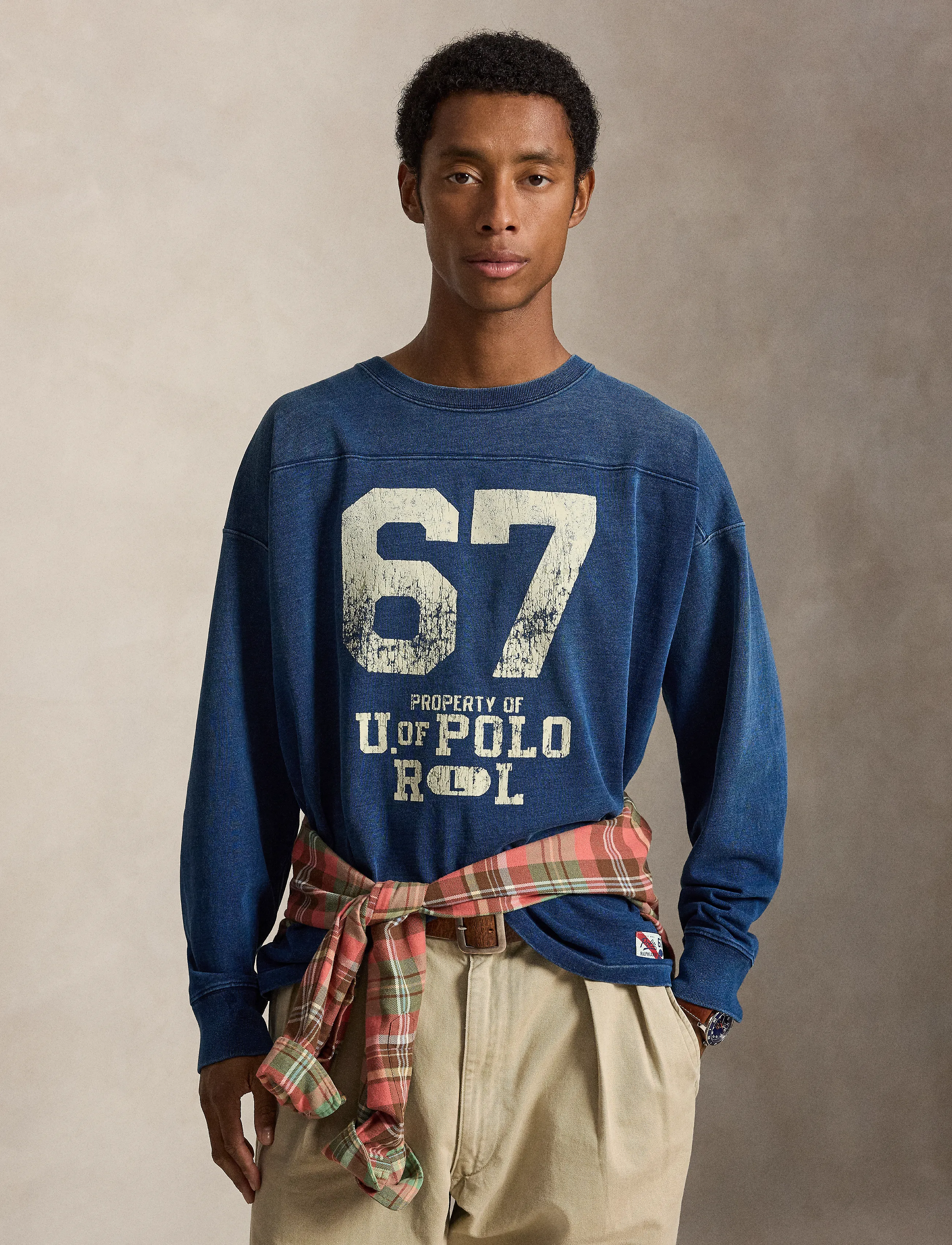 Polo Ralph Lauren Jersey Graphic T-Shirt - Preppy - DARK INDIGO / navy