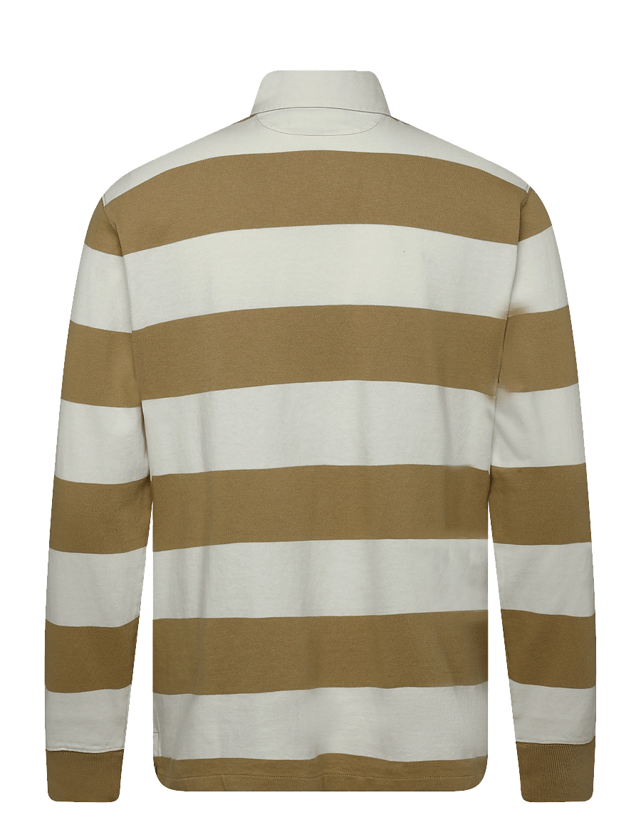 Polo Ralph Lauren - Classic Fit Polo Bear Rugby Shirt - långärmade stickade pikétröjor - rl khki/trphy crm - 2