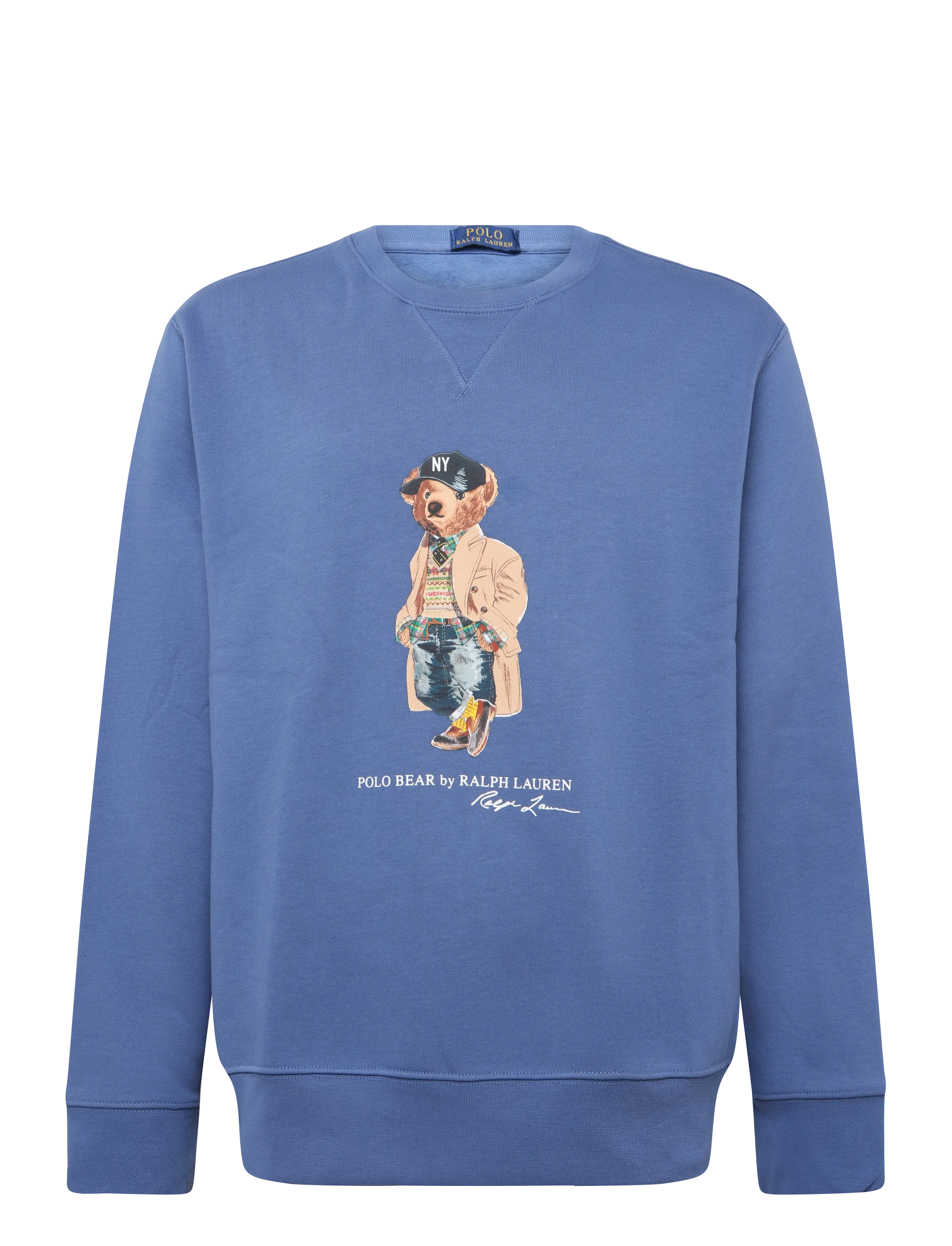 Polo Ralph Lauren SEASONAL FLEECE-KNT-SWEATSHIRT - Shop by occasion - BASTILLE BLUE- HR / blue