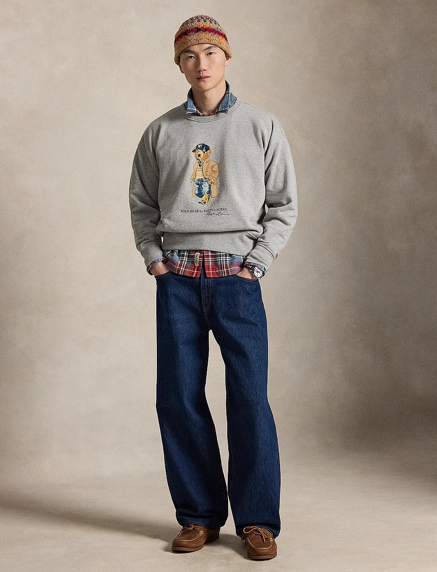 Polo Ralph Lauren - LW CLS ATHL FLCE-KNT-SWEATSHIRT - andover heather - 0