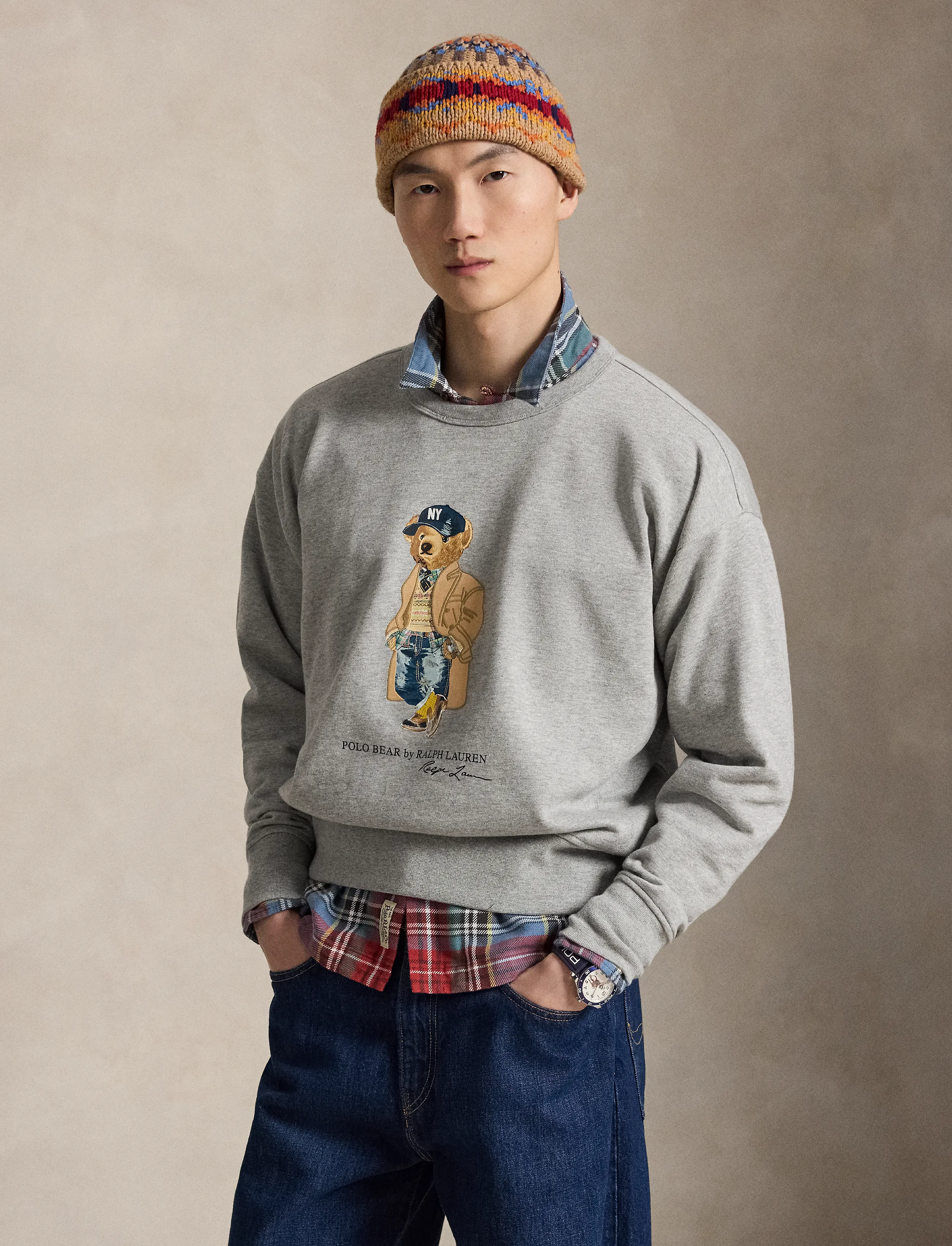 Polo Ralph Lauren - LW CLS ATHL FLCE-KNT-SWEATSHIRT - andover heather - 3