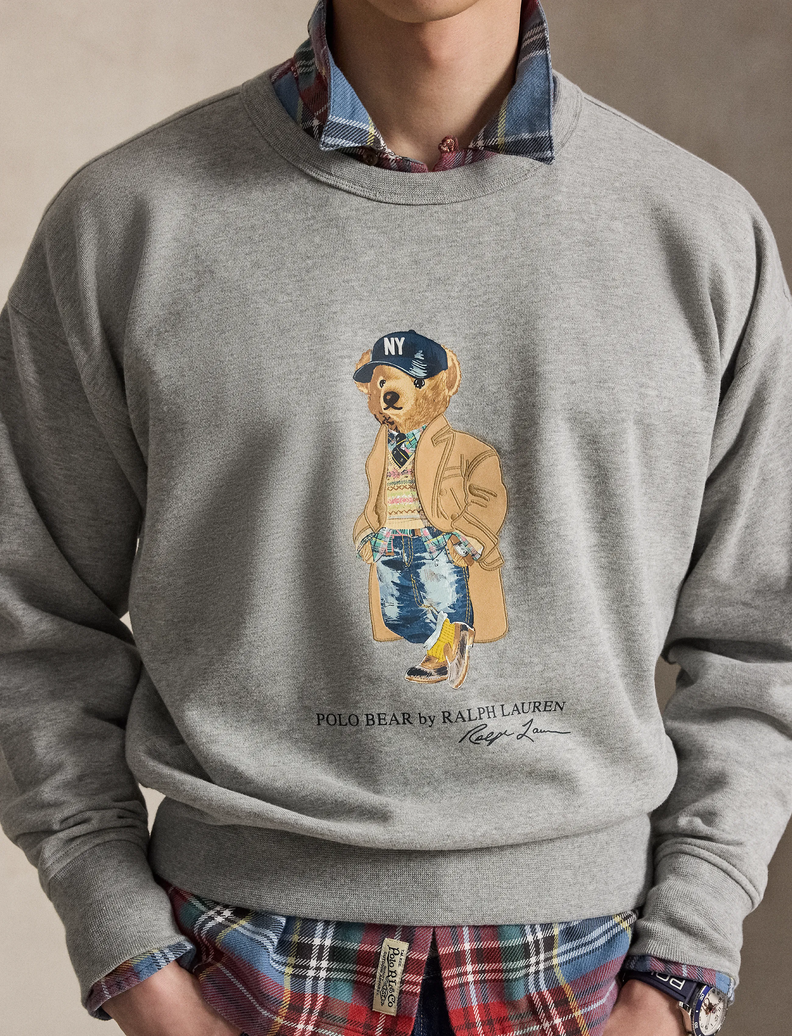Polo Ralph Lauren - LW CLS ATHL FLCE-KNT-SWEATSHIRT - andover heather - 4
