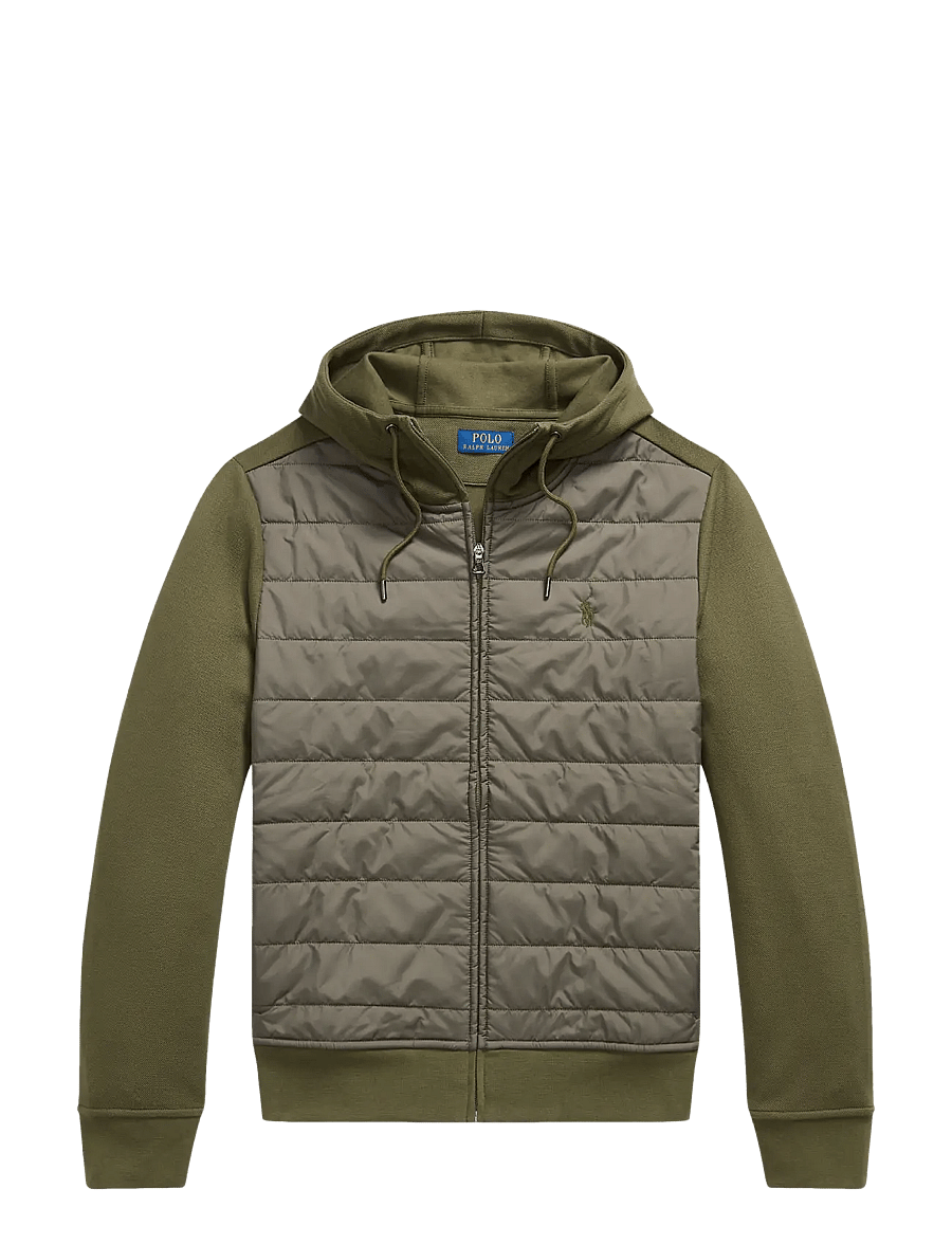 Polo Ralph Lauren - Hybrid Full-Zip Hoodie - hybrid-jacken - canopy olive - 0