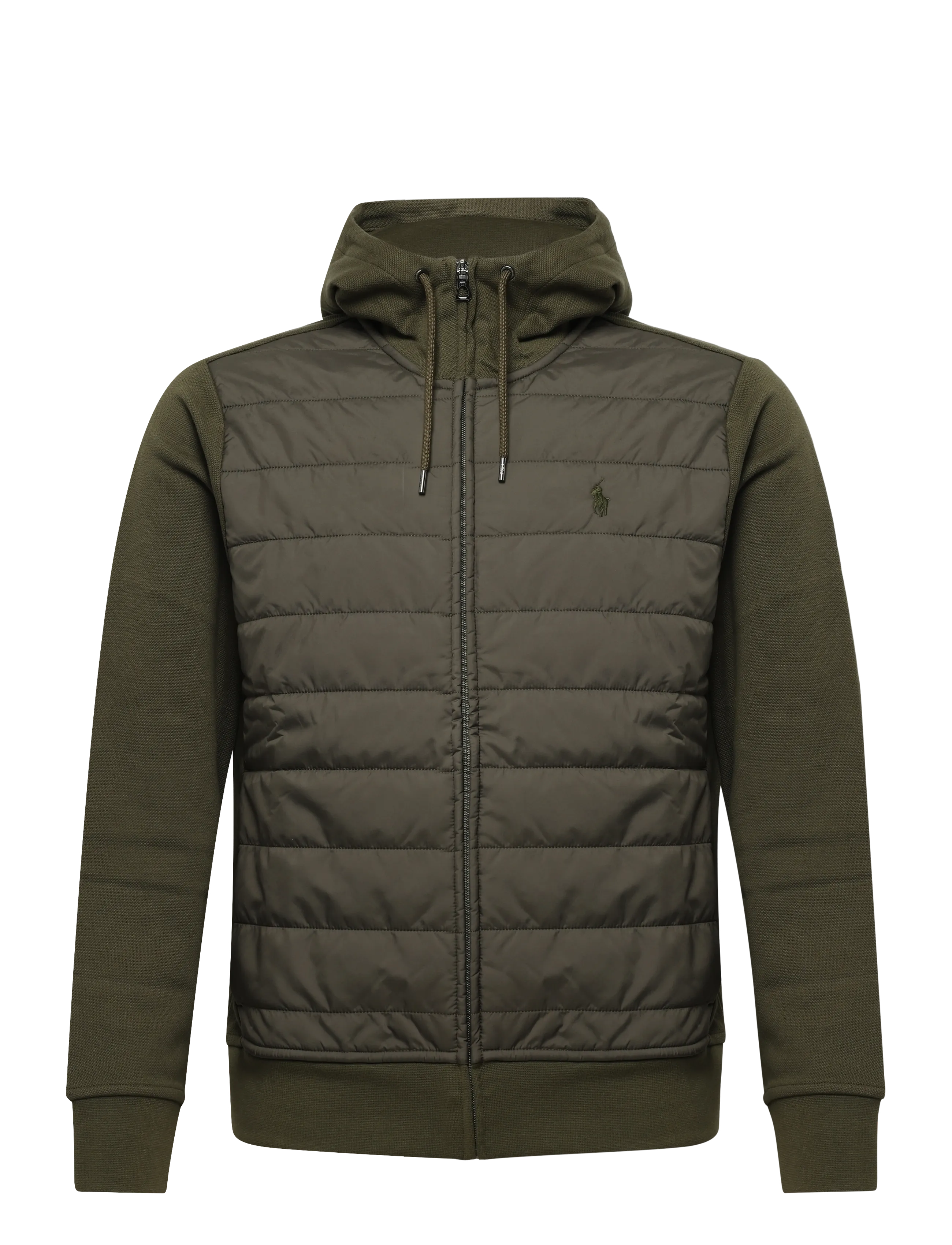 Polo Ralph Lauren Hybrid Full-Zip Hoodie - Hybrid jackets  - CANOPY OLIVE / khaki/green