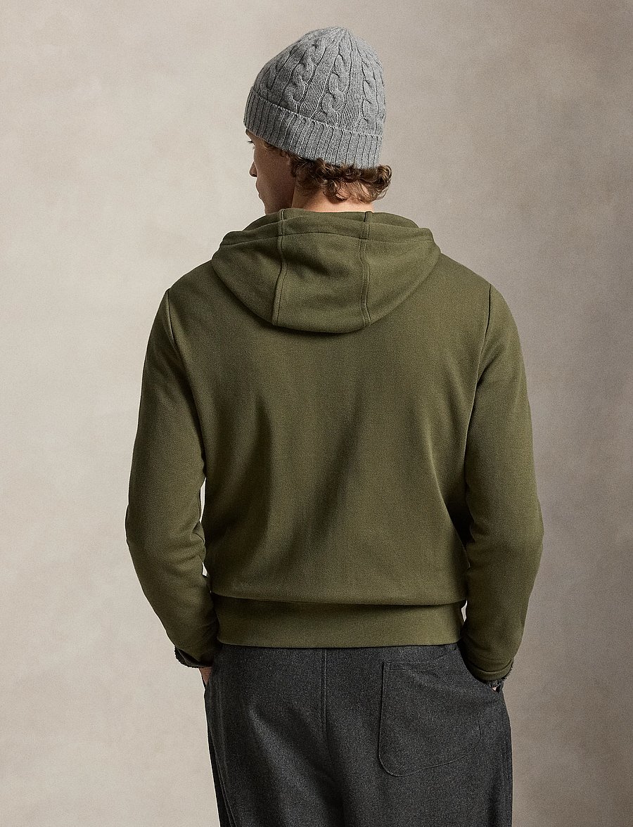 Polo Ralph Lauren - Hybrid Full-Zip Hoodie - hybridjakker - canopy olive - 4