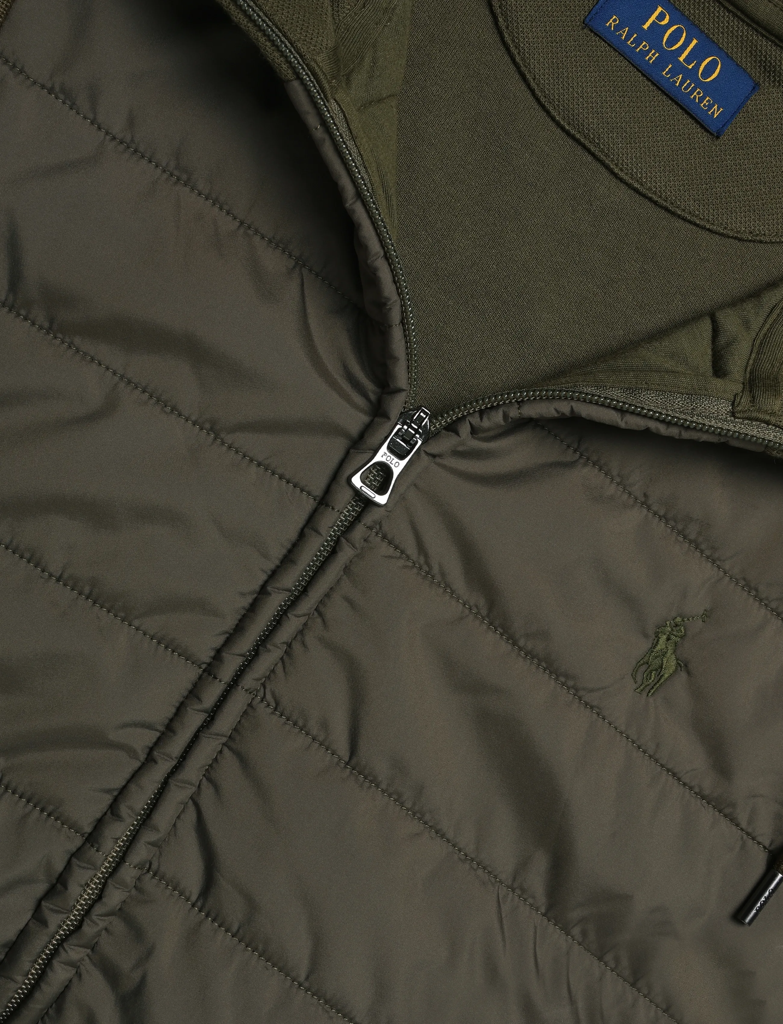 Polo Ralph Lauren - Hybrid Full-Zip Hoodie - hübriidjoped - canopy olive - 2