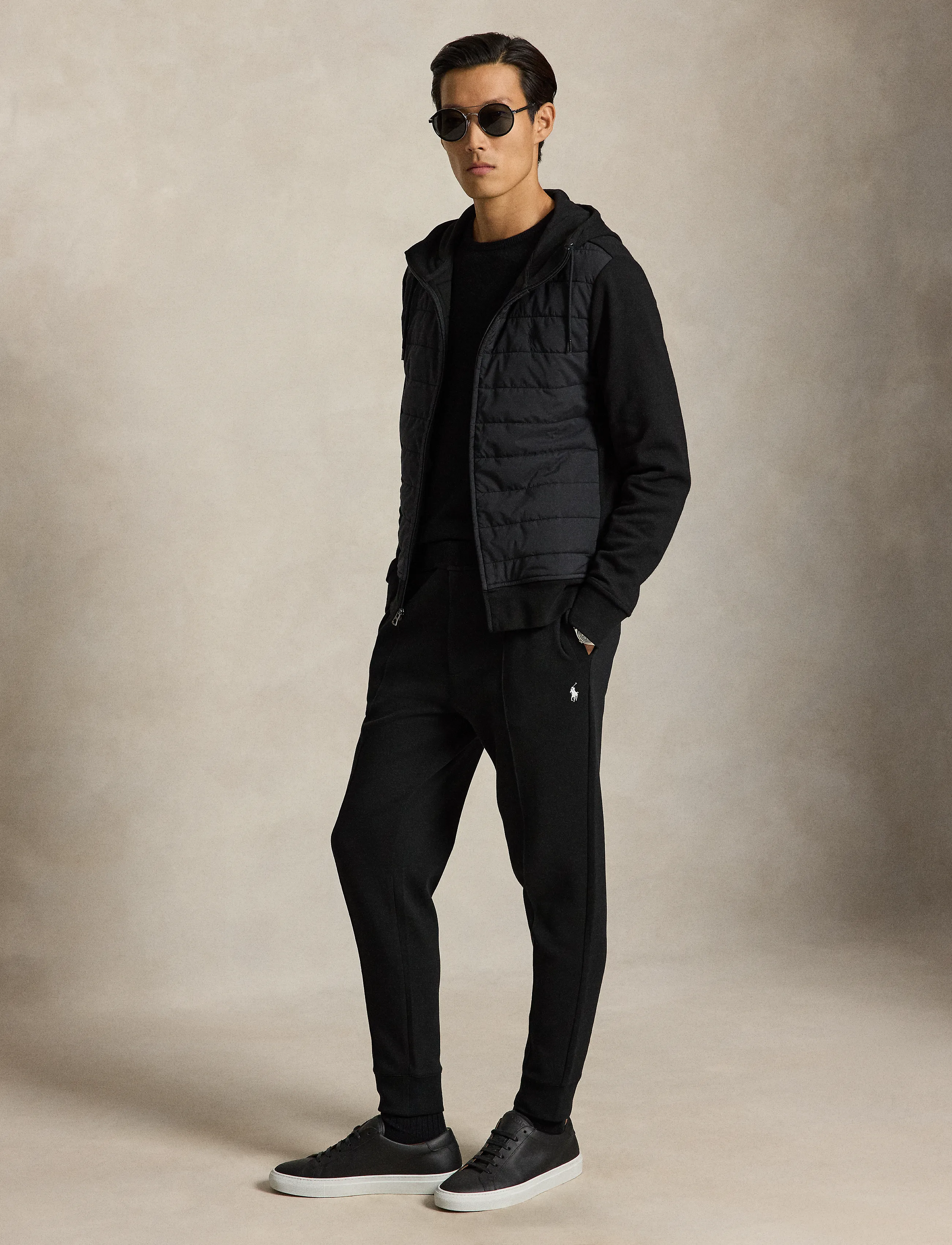 Polo Ralph Lauren - Hybrid Full-Zip Hoodie - hübriidjoped - polo black - 4