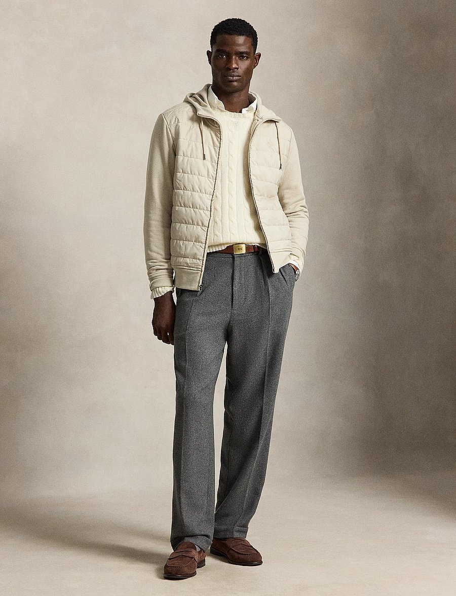 Polo Ralph Lauren - Hybrid Full-Zip Hoodie - hybrid-jacken - stoneware grey - 0