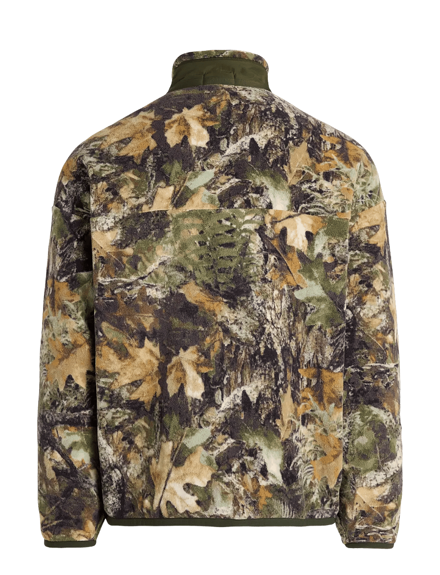 Polo Ralph Lauren - Relaxed Fit Forest-Print Fleece Jacket - hybrid-jacken - forest camo - 1