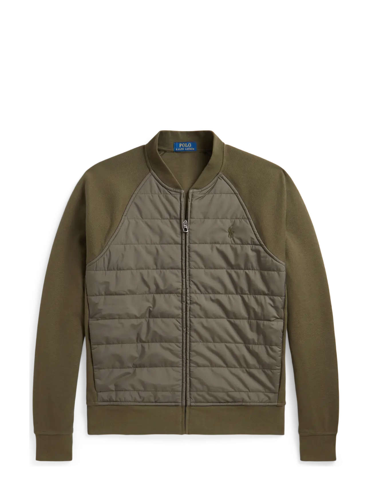 Polo Ralph Lauren Hybrid Baseball Jacket - Tøj - CANOPY OLIVE / khaki/green