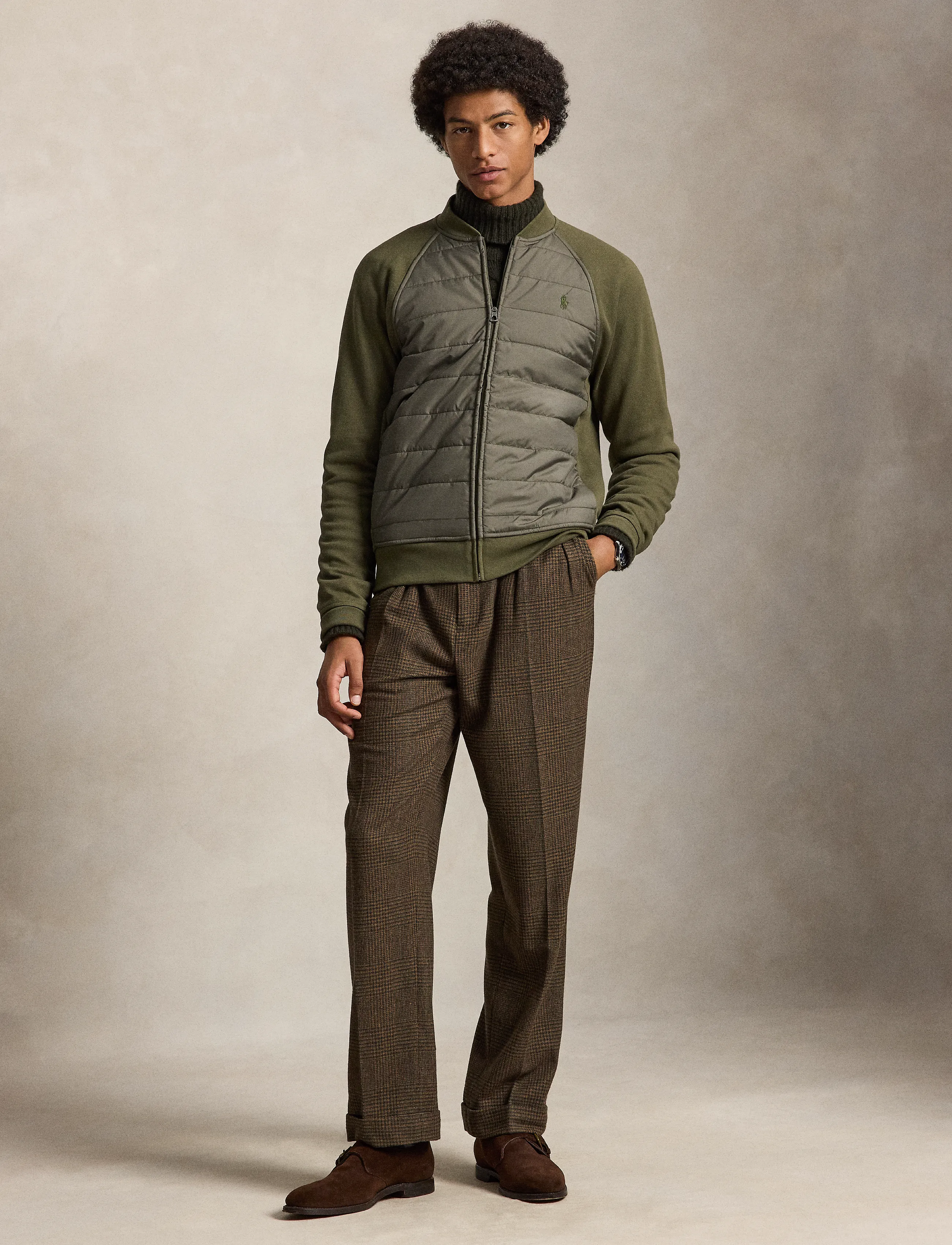 Polo Ralph Lauren - Hybrid Baseball Jacket - hybridjakker - canopy olive - 5