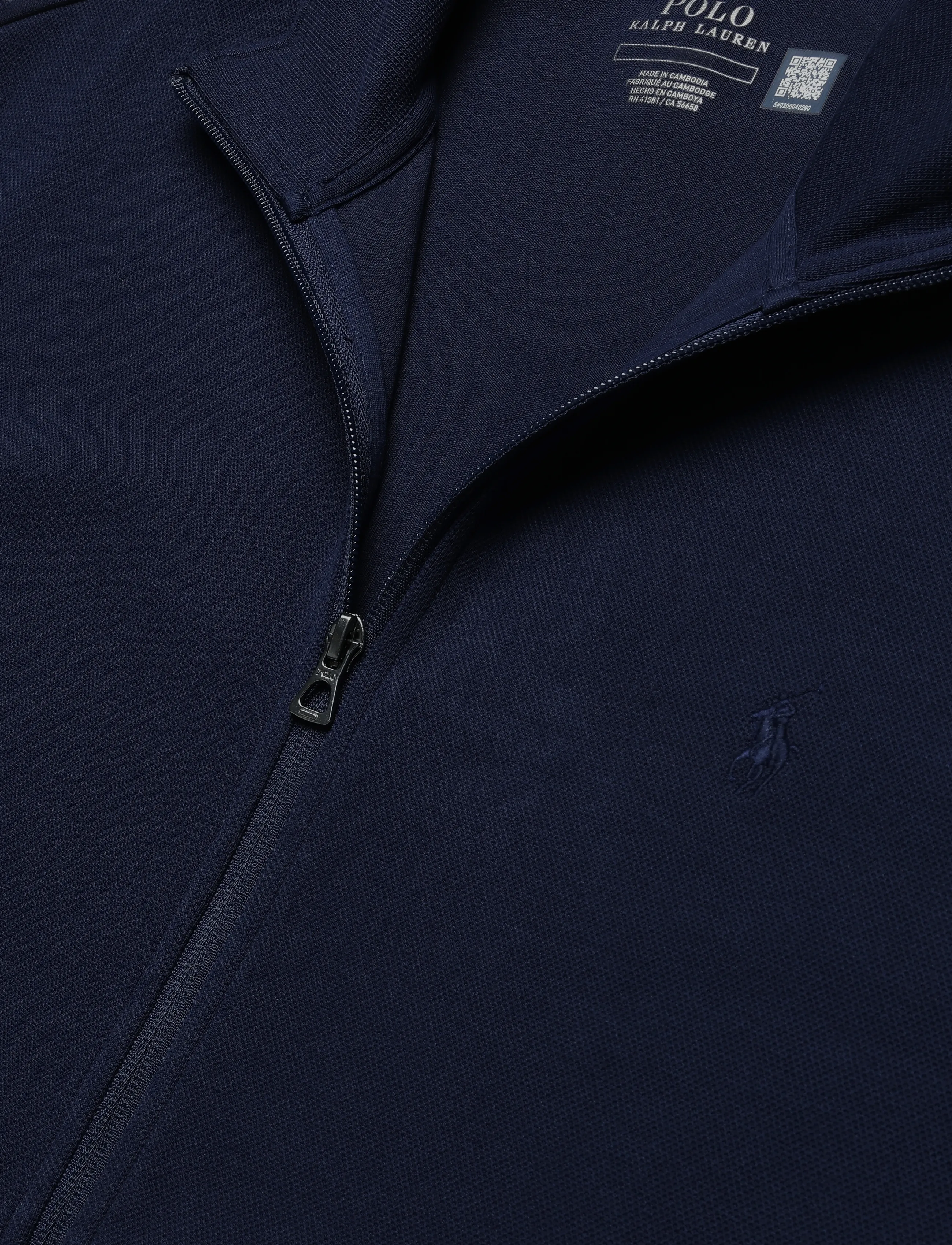 Polo Ralph Lauren - LT WT MESH FACE DKT-KNT-SWEATSHIRT - sweatshirts - newport navy - 3