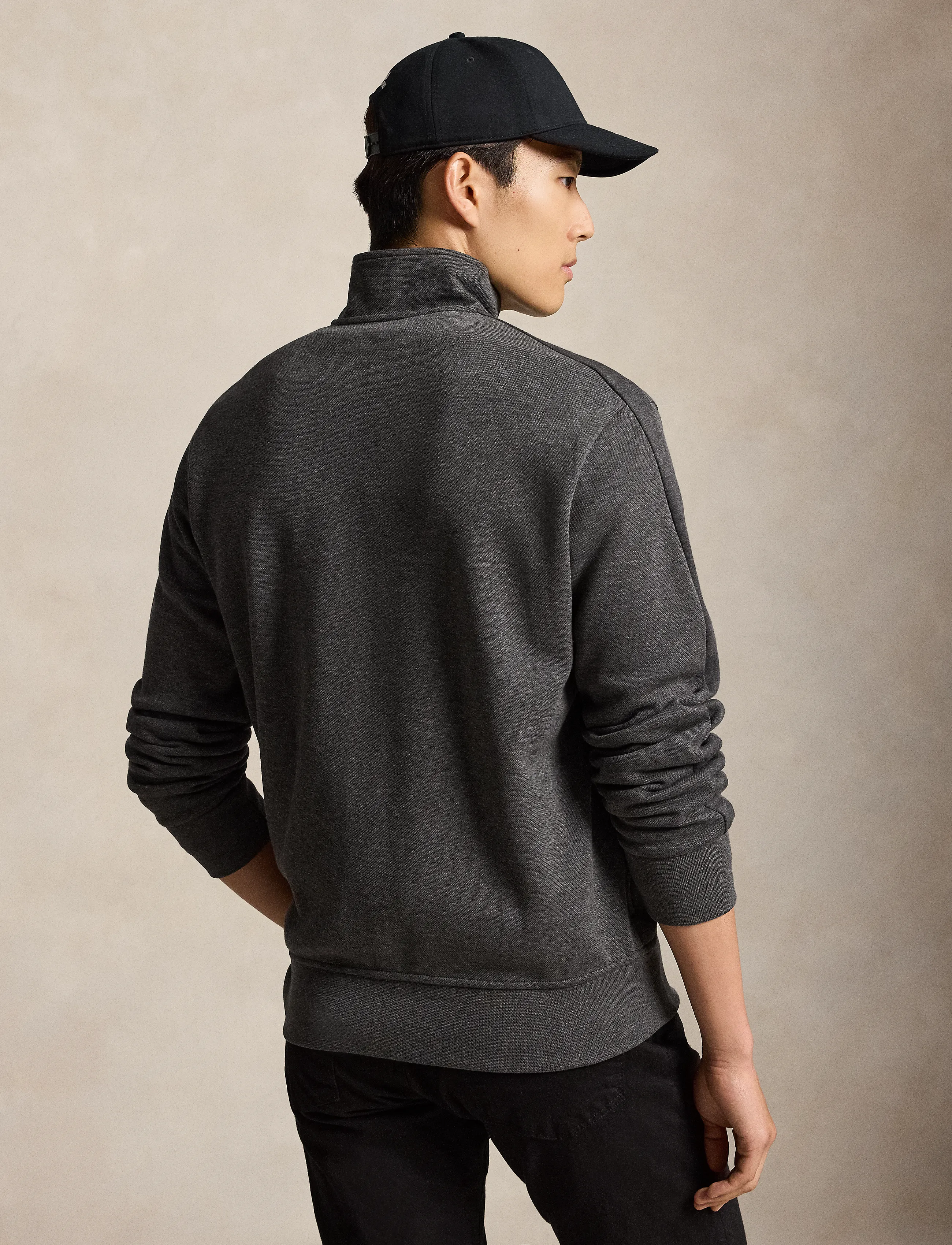Polo Ralph Lauren - Double-Knit Track Jacket - sweatshirts - windsor heather - 4