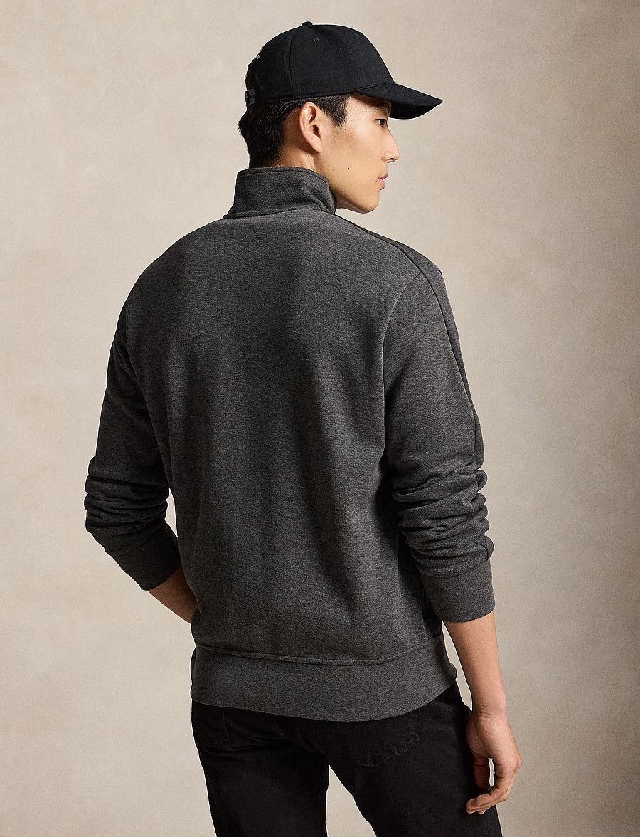 Polo Ralph Lauren - Double-Knit Track Jacket - sweatshirts - windsor heather - 4