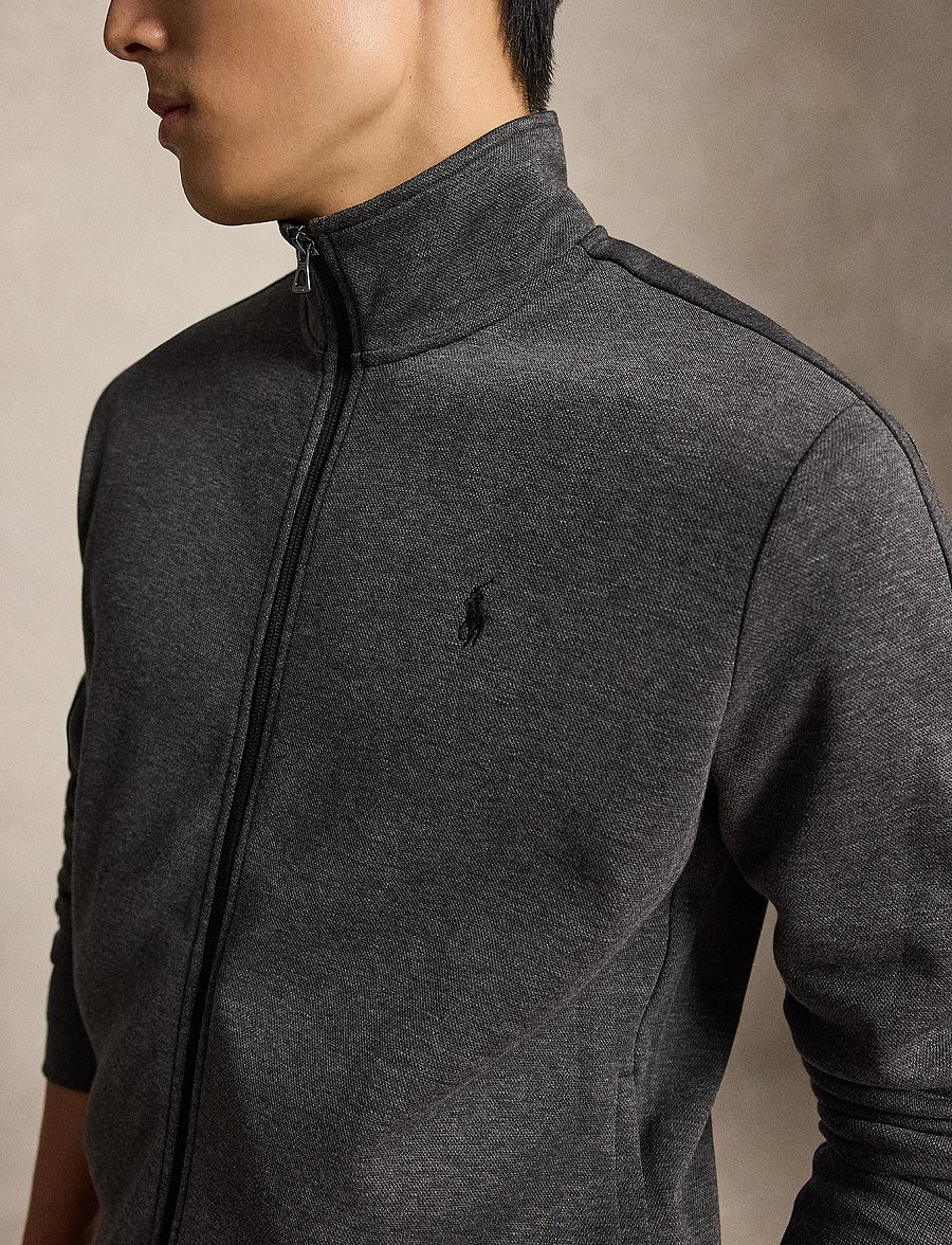 Polo Ralph Lauren - Double-Knit Track Jacket - sweatshirts - windsor heather - 5