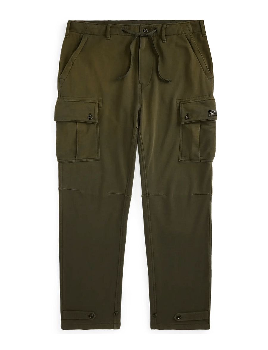 Polo Ralph Lauren - Loopback Fleece Cargo Pant - cargohose - company olive - 1