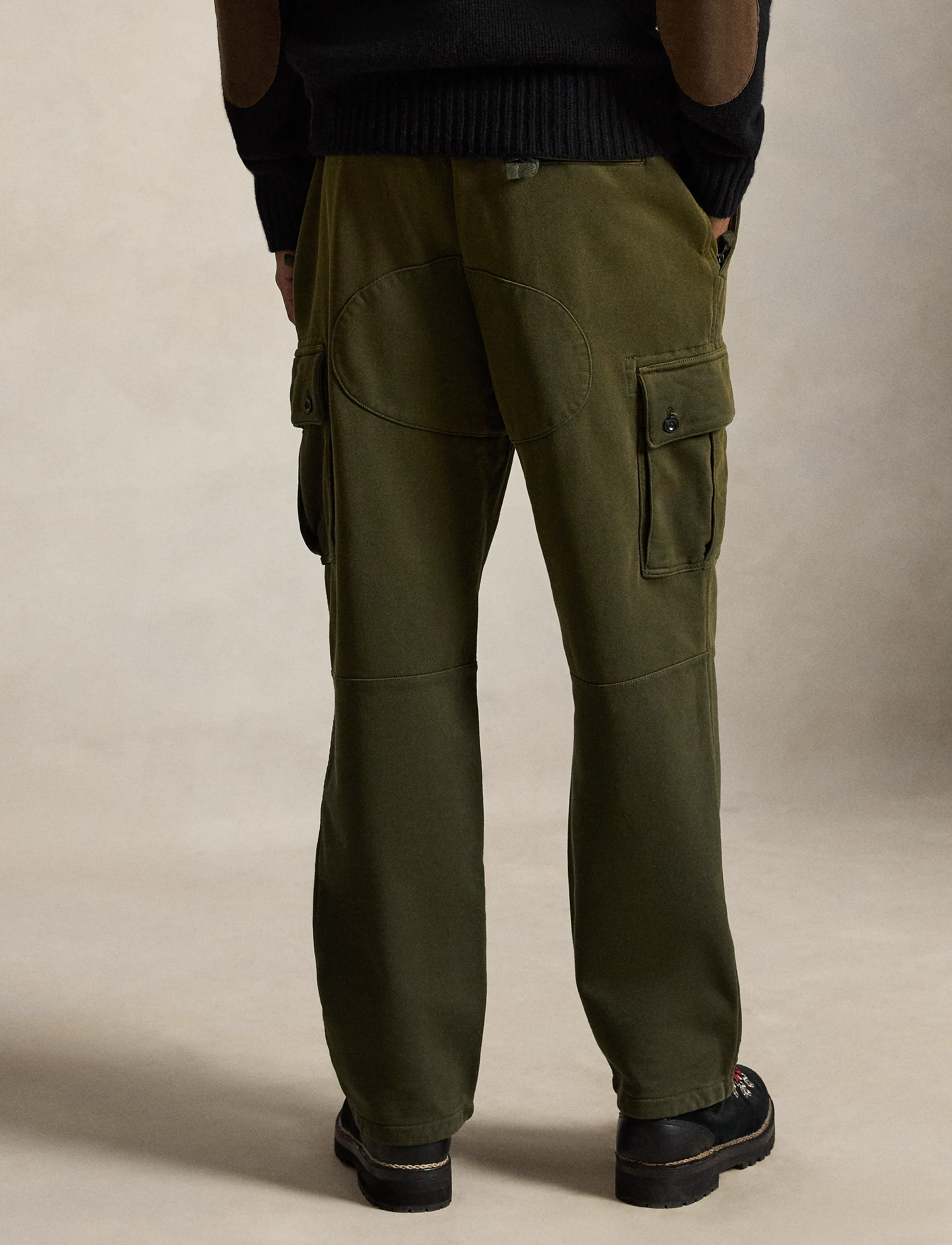 Polo Ralph Lauren - Loopback Fleece Cargo Pant - cargo pants - company olive - 2