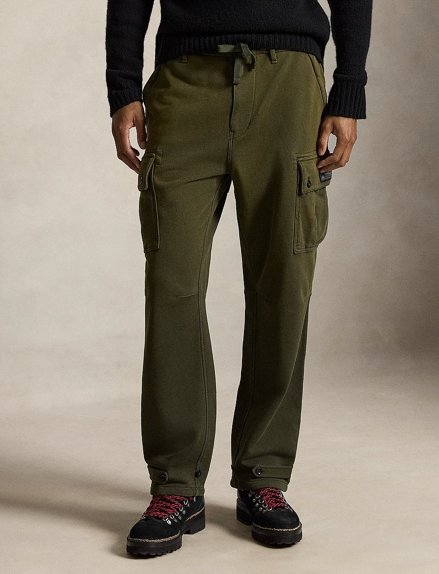 Polo Ralph Lauren - Loopback Fleece Cargo Pant - cargohose - company olive - 4