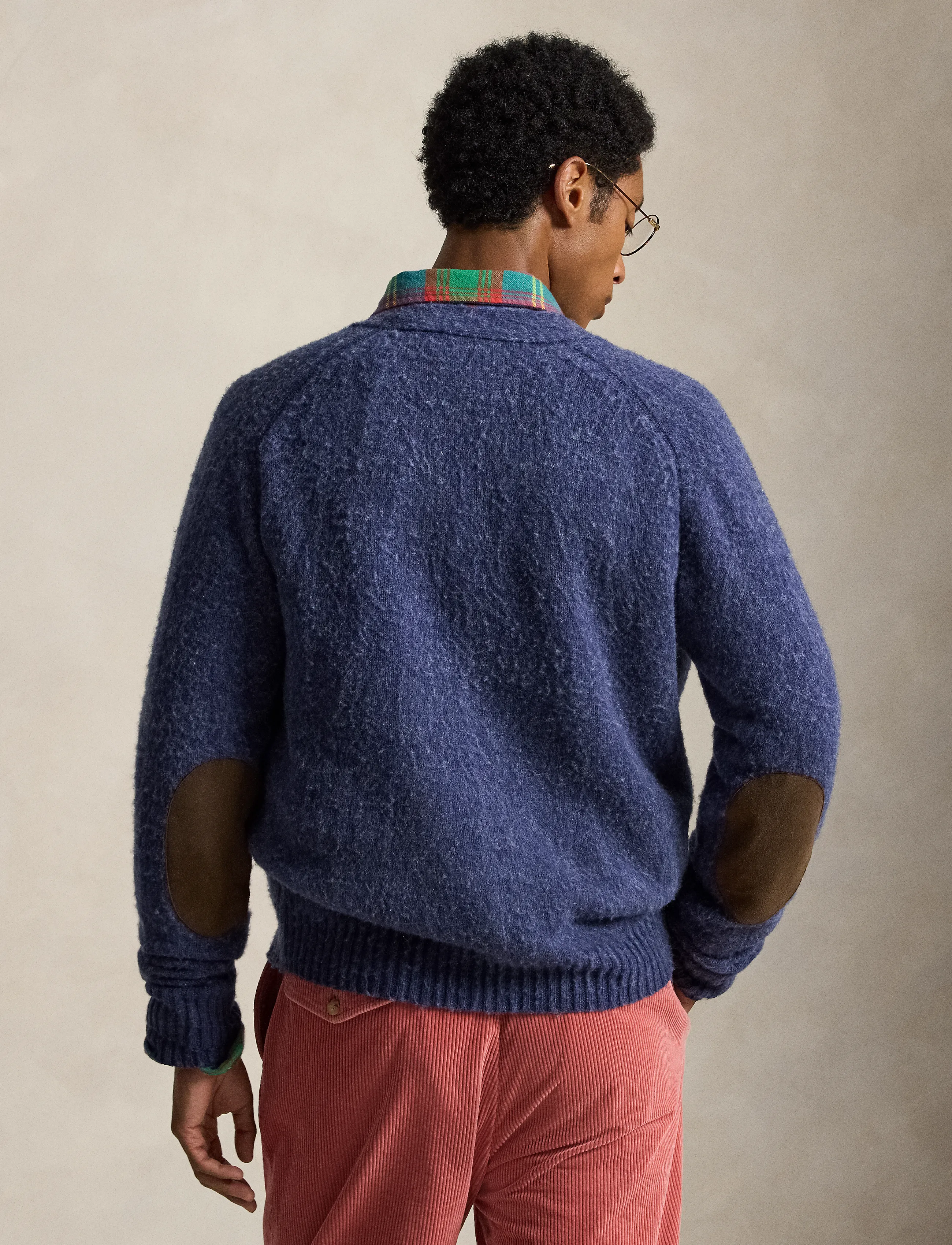 Polo Ralph Lauren - 2/10 WOOL/CASH RWS-SWEATER-CARDIGAN - cardigans - basalt navy hthr - 2