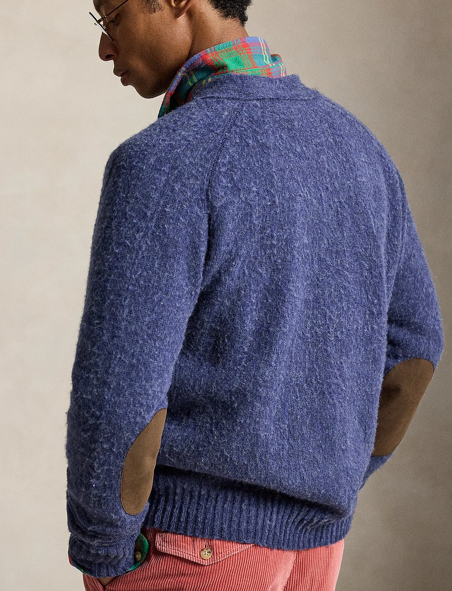 Polo Ralph Lauren - 2/10 WOOL/CASH RWS-SWEATER-CARDIGAN - cardigans - basalt navy hthr - 3
