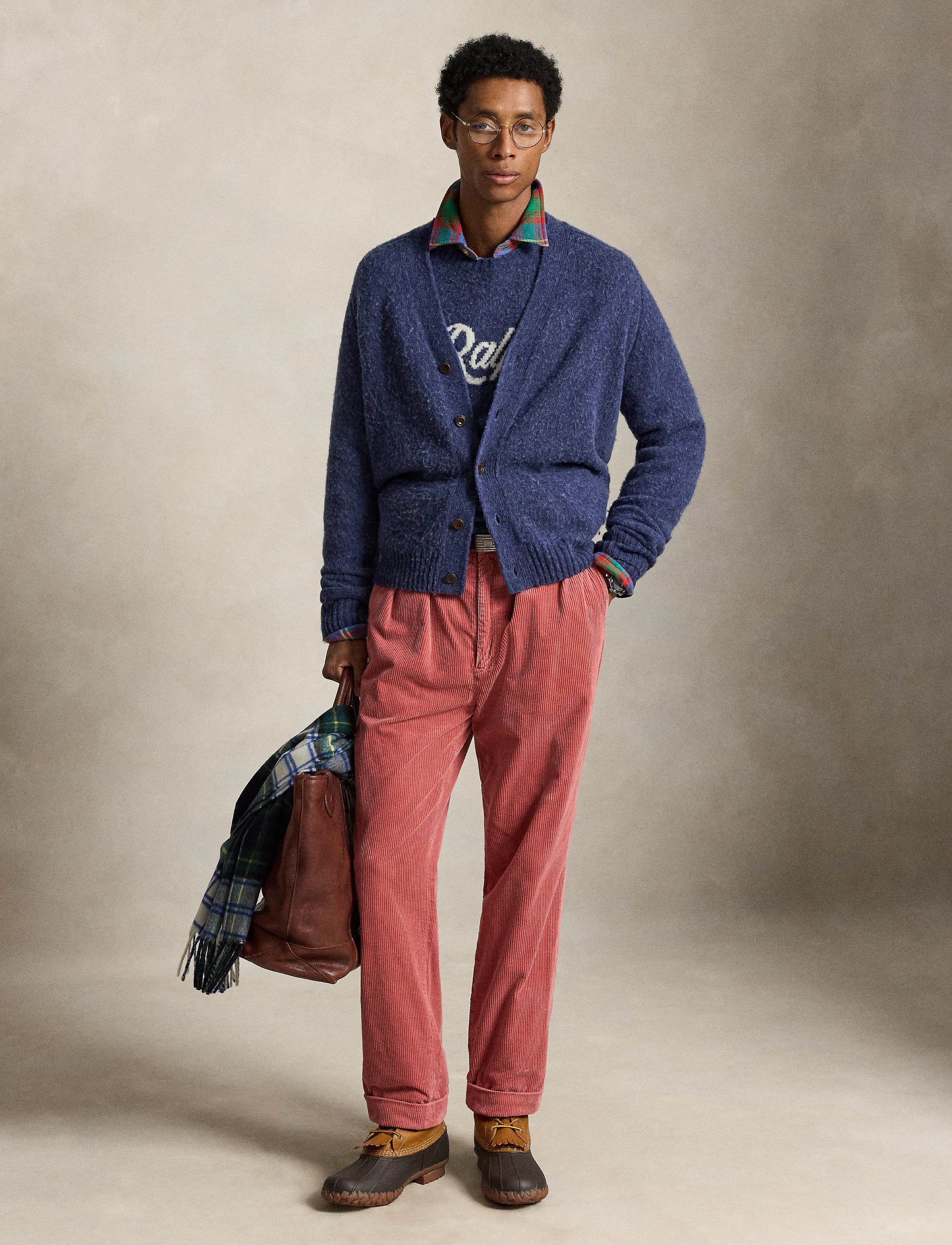 Polo Ralph Lauren - 2/10 WOOL/CASH RWS-SWEATER-CARDIGAN - cardigans - basalt navy hthr - 4