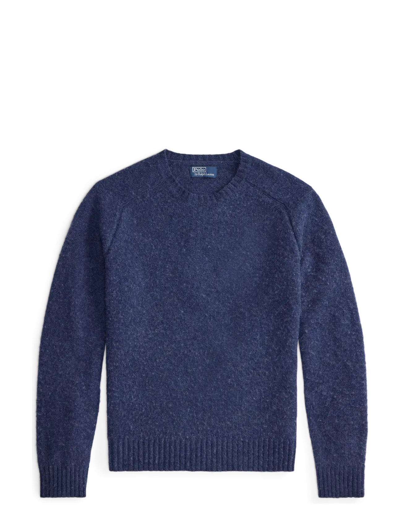 Polo Ralph Lauren Suede-Patch Wool-Cashmere Sweater - Knitwear - BASALT NAVY HTHR / navy