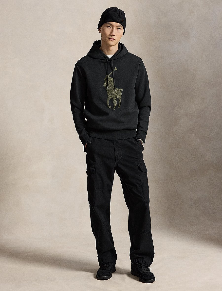 Polo Ralph Lauren - Big Pony Double-Knit Hoodie - kapuzenpullover - polo black - 5