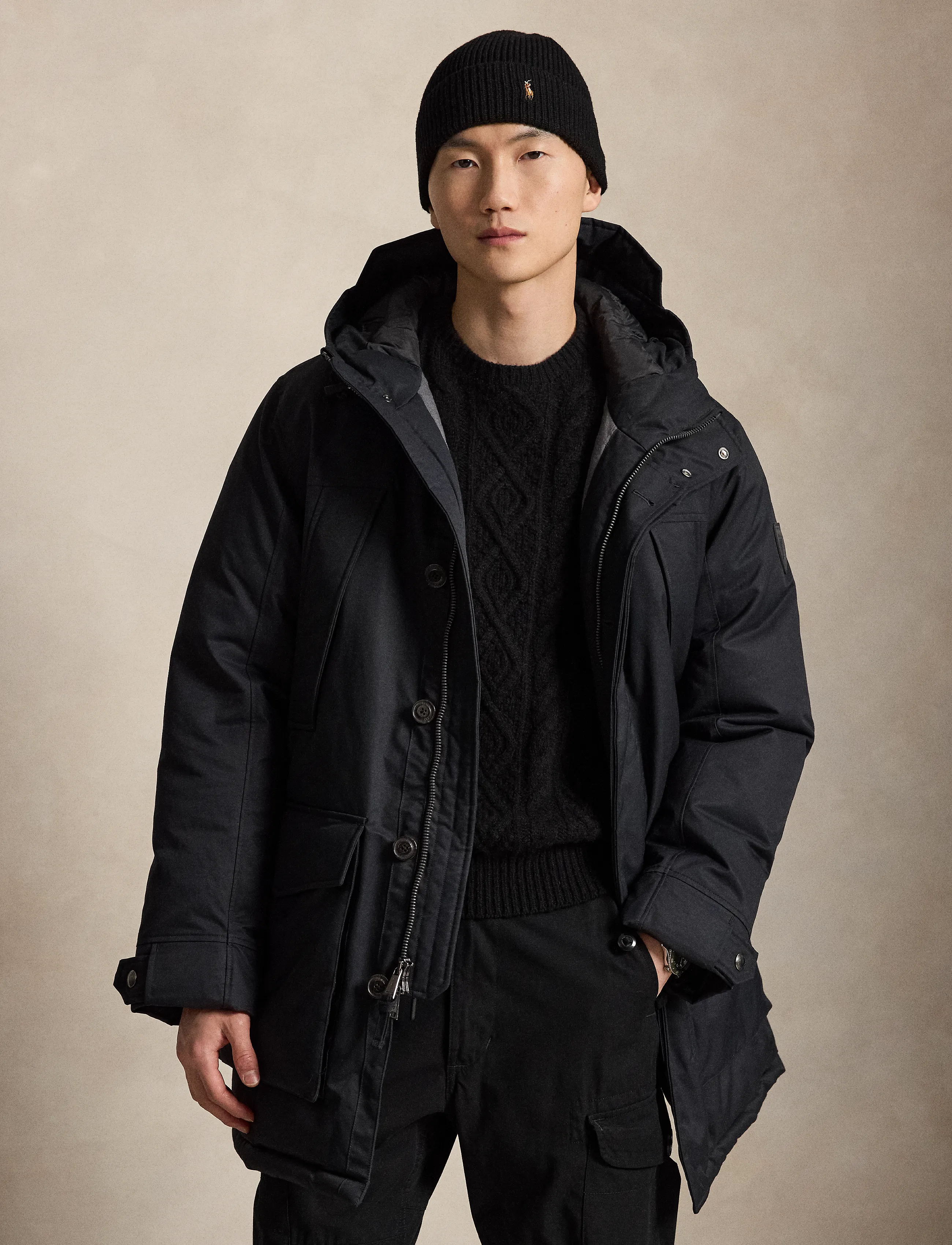 Polo Ralph Lauren The Lennox Down Parka - Ytterkläder - POLO BLACK / black