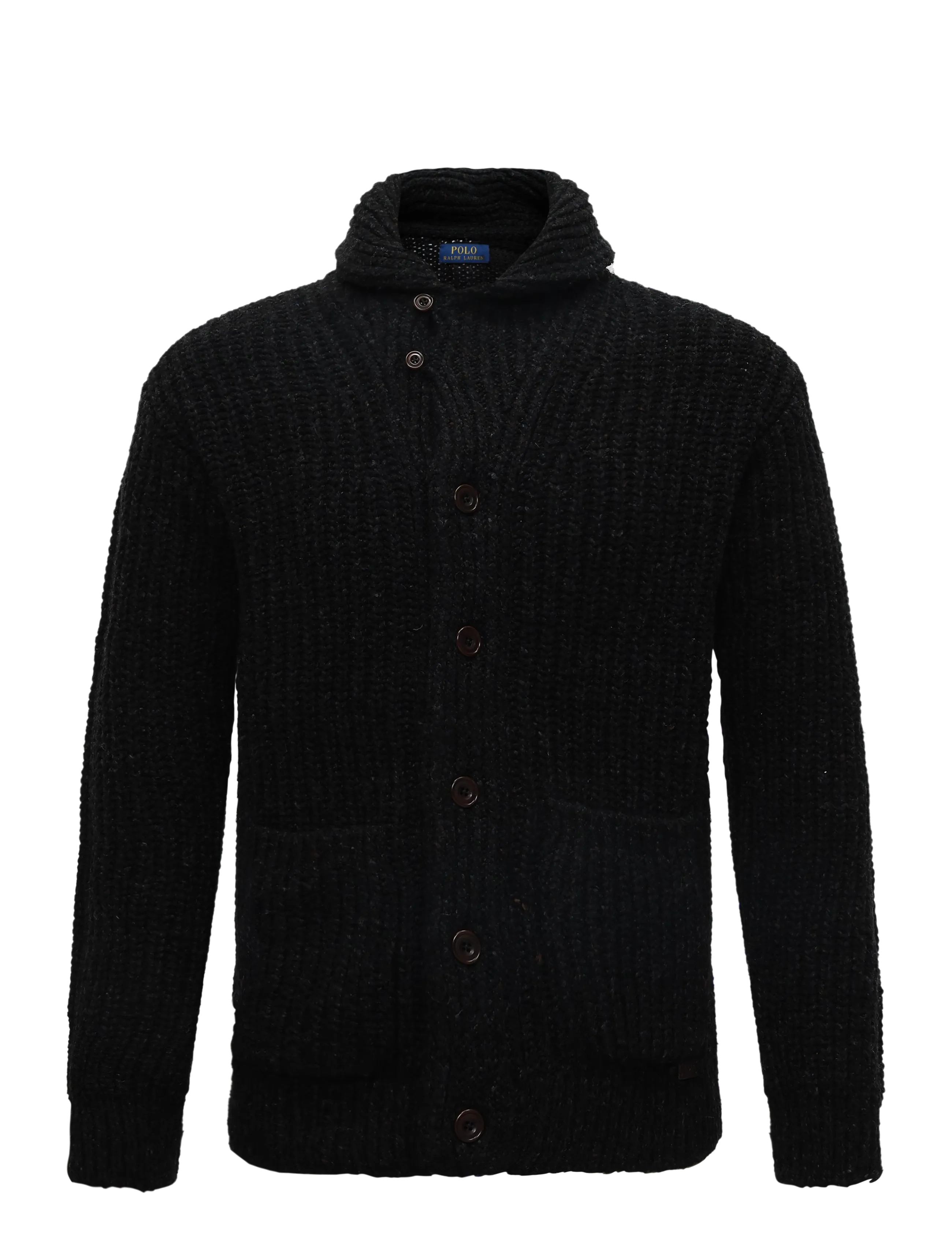 Wool-Blend Shawl Cardigan