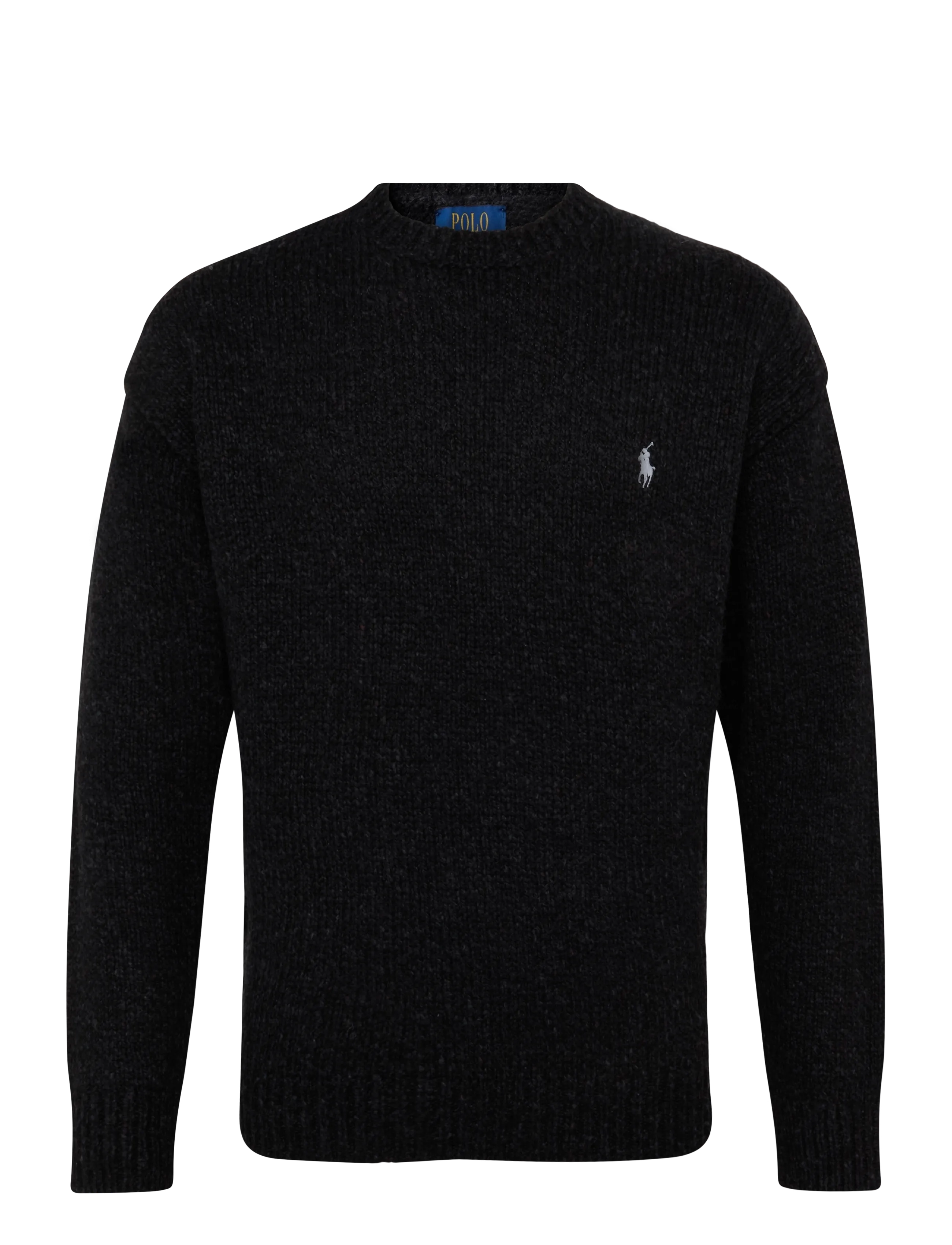 Polo Ralph Lauren Wool-Blend Crewneck Sweater - Kleidung - BLACK MARL / black