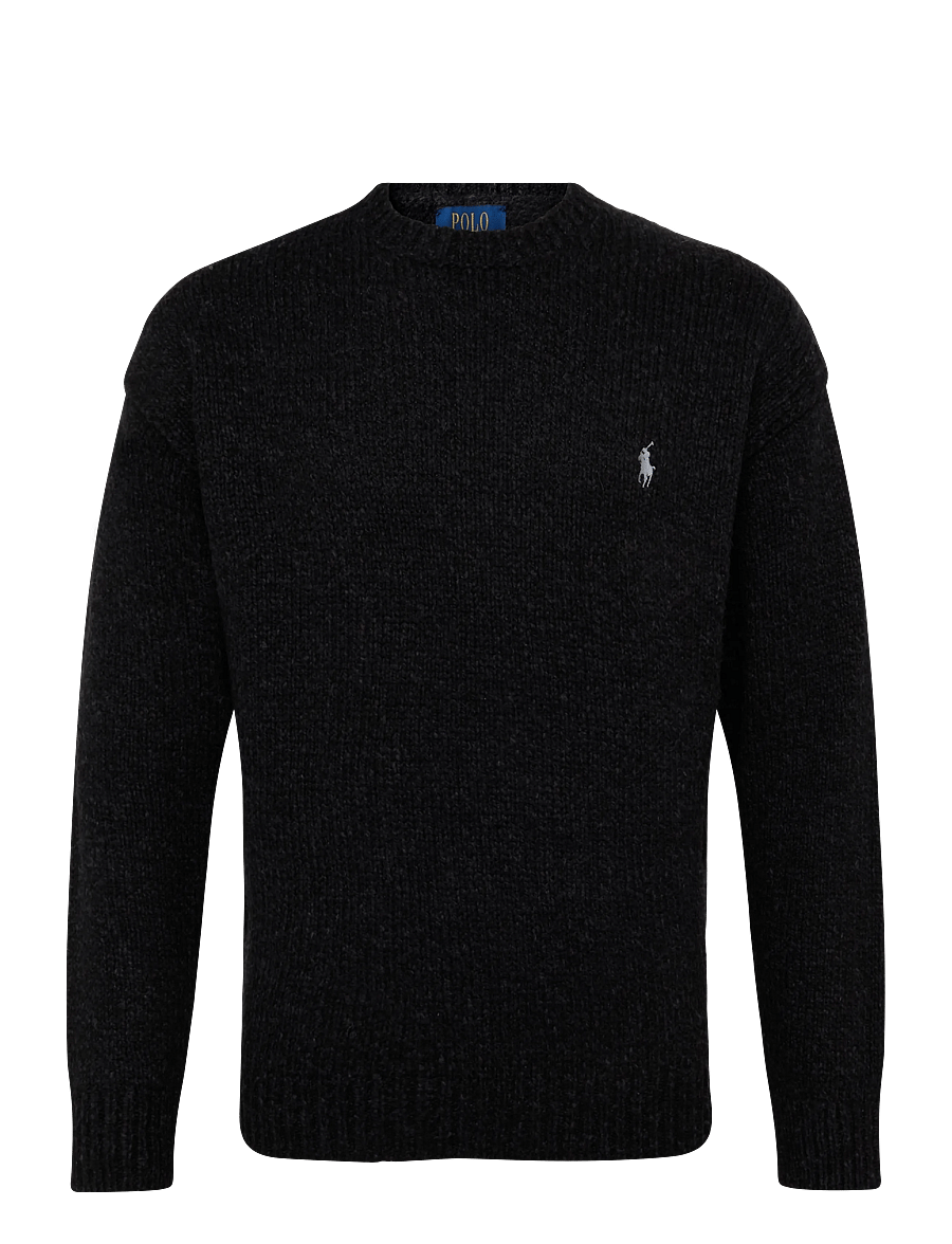 Polo Ralph Lauren - Wool-Blend Crewneck Sweater - rundhals - black marl - 0