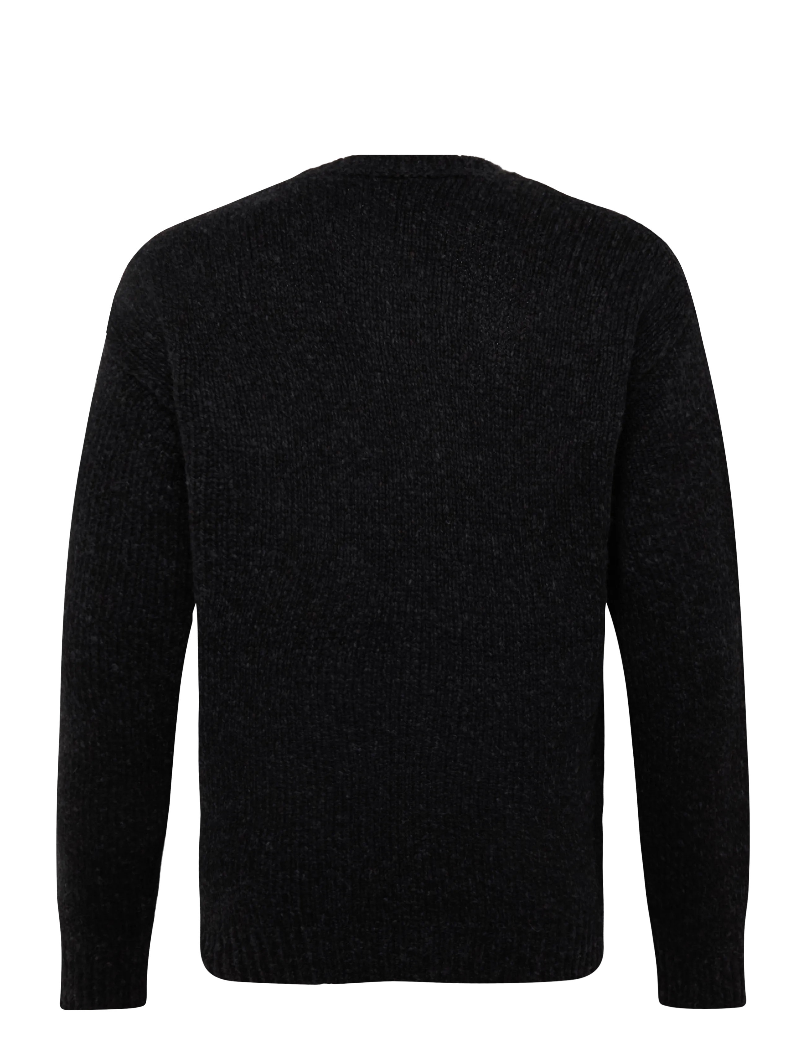Polo Ralph Lauren - Wool-Blend Crewneck Sweater - rundhals - black marl - 1