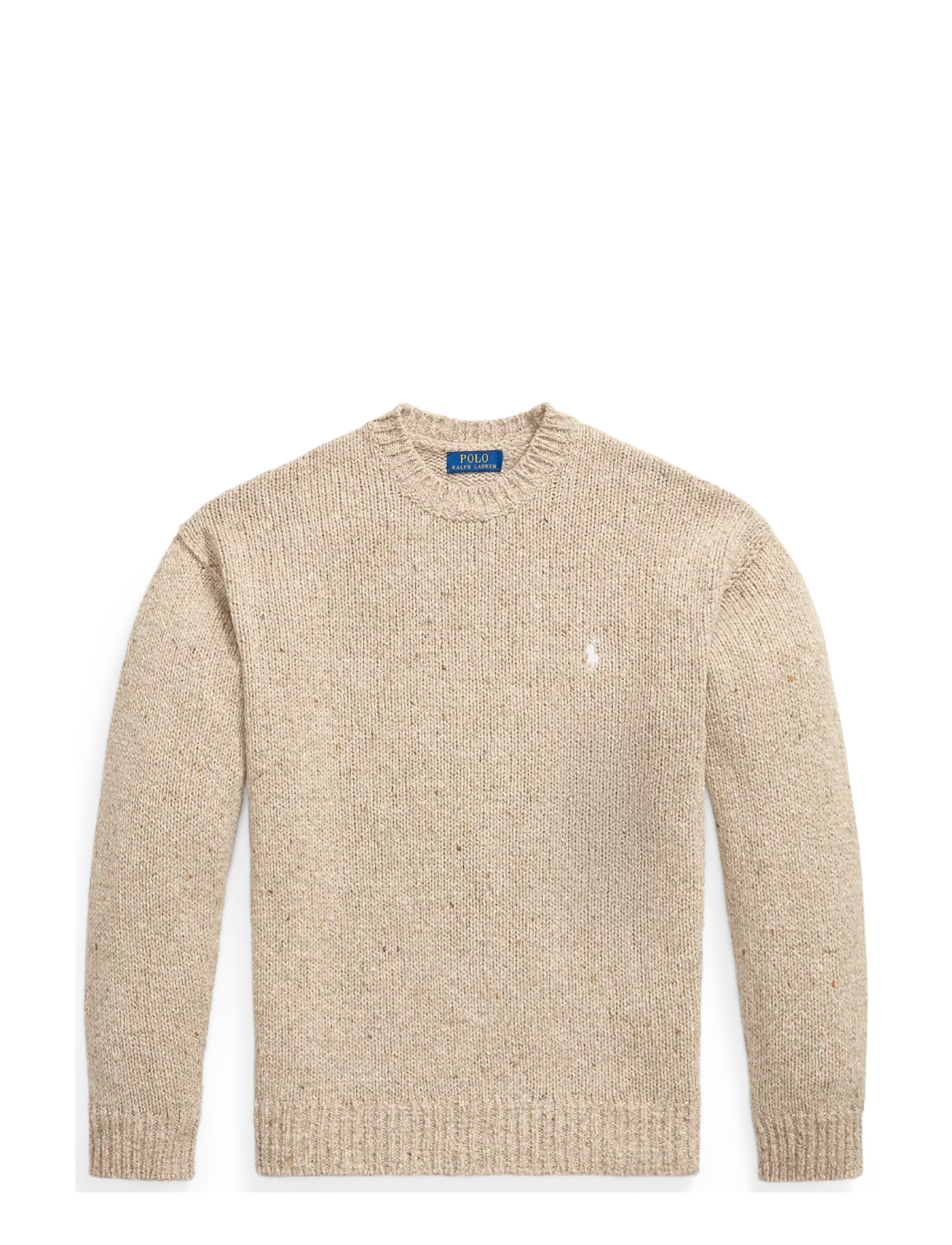 Polo Ralph Lauren Wool-Blend Crewneck Sweater - Ümara kaelusega - OATMEAL MARL / beige