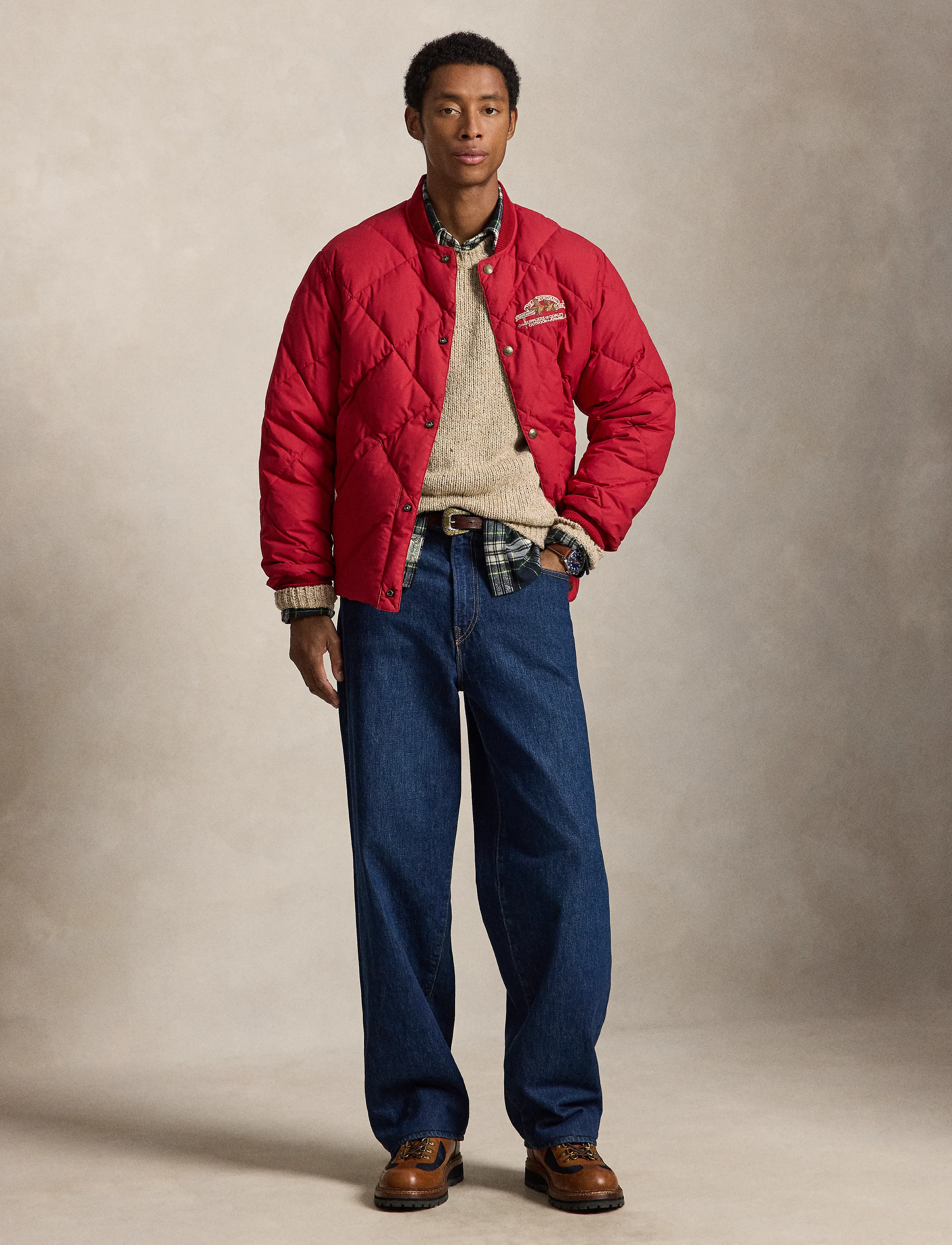 Polo Ralph Lauren - Wool-Blend Crewneck Sweater - round necks - oatmeal marl - 5