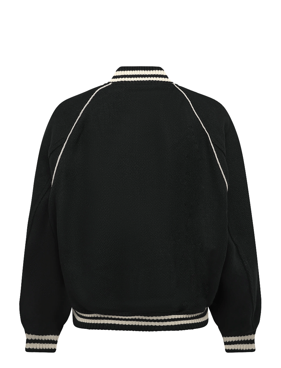 Polo Ralph Lauren - Jacka i ullblandning med emblem - collegejackor - polo black - 1