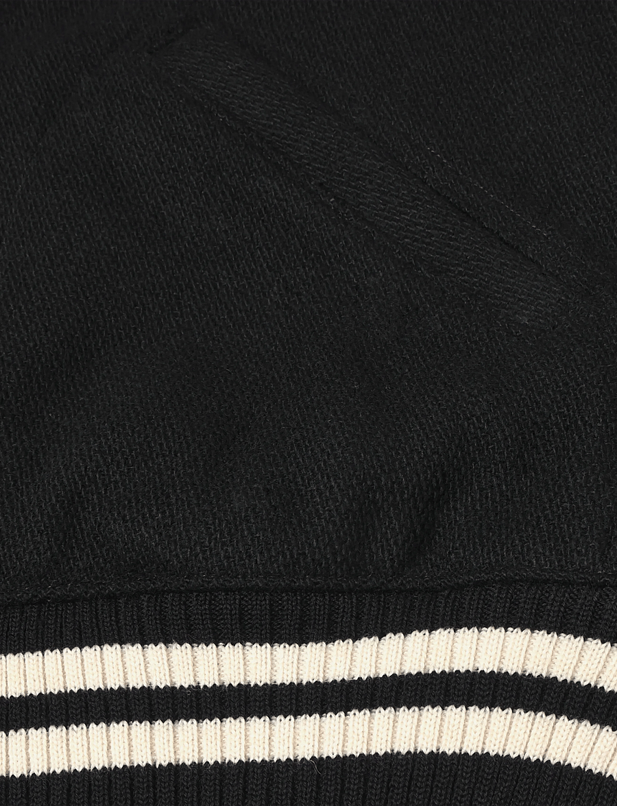 Polo Ralph Lauren - Jacka i ullblandning med emblem - collegejackor - polo black - 3