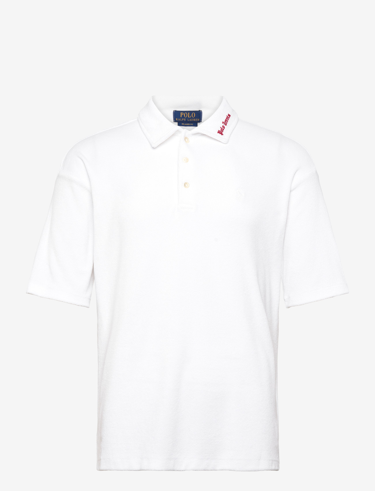 Polo Ralph Lauren - Relaxed Fit Terry Polo Shirt - toppe & t-shirts - white - 0
