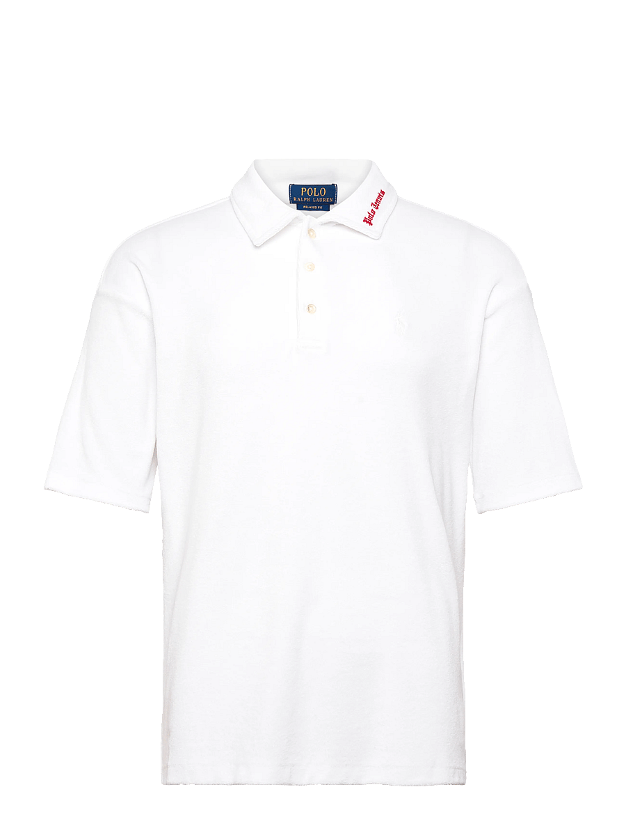Polo Ralph Lauren - Relaxed Fit Terry Polo Shirt - tops & t-shirts - white - 0