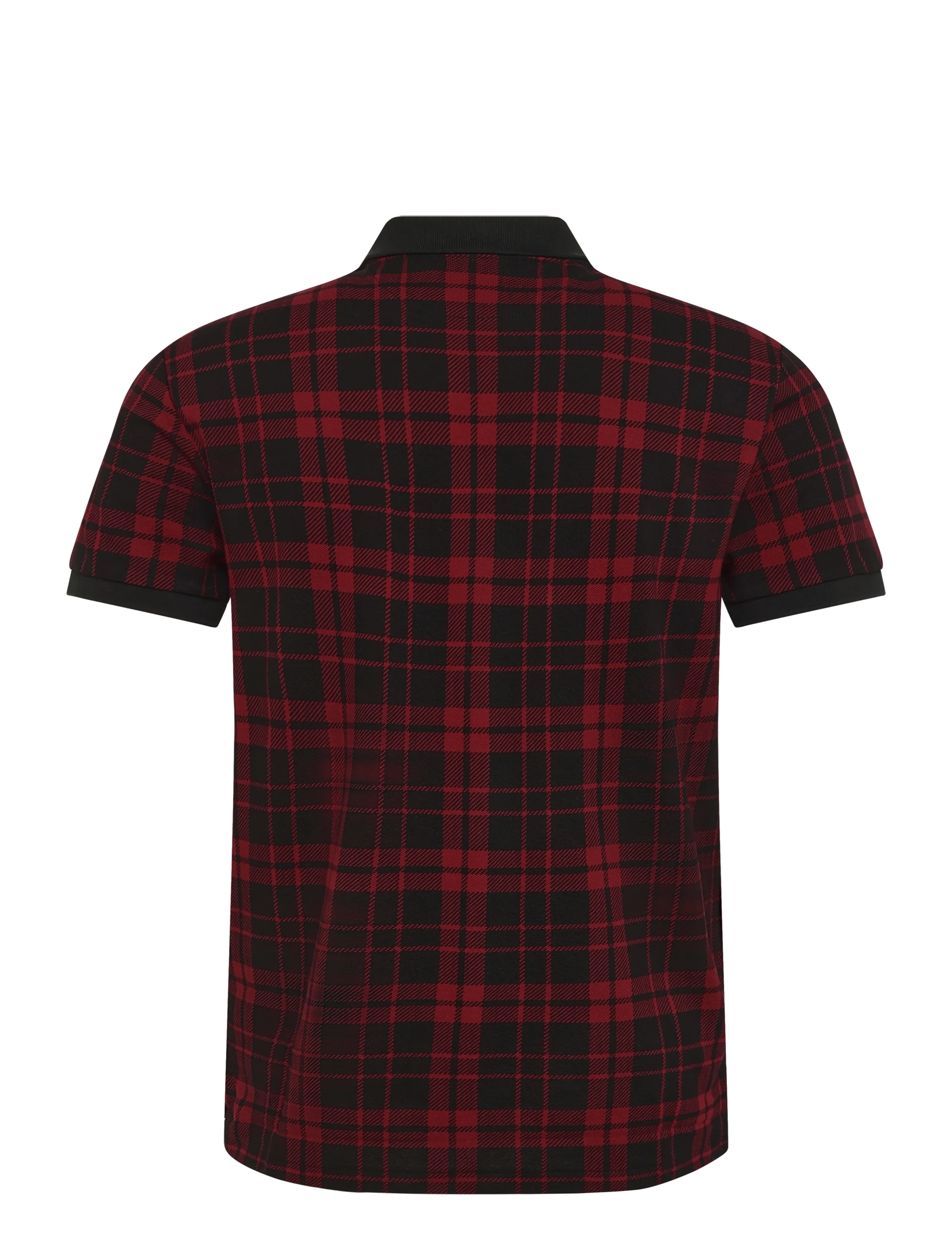 Polo Ralph Lauren - Custom Slim Fit Plaid Mesh Polo Shirt - short-sleeved polos - windsor court pla - 3