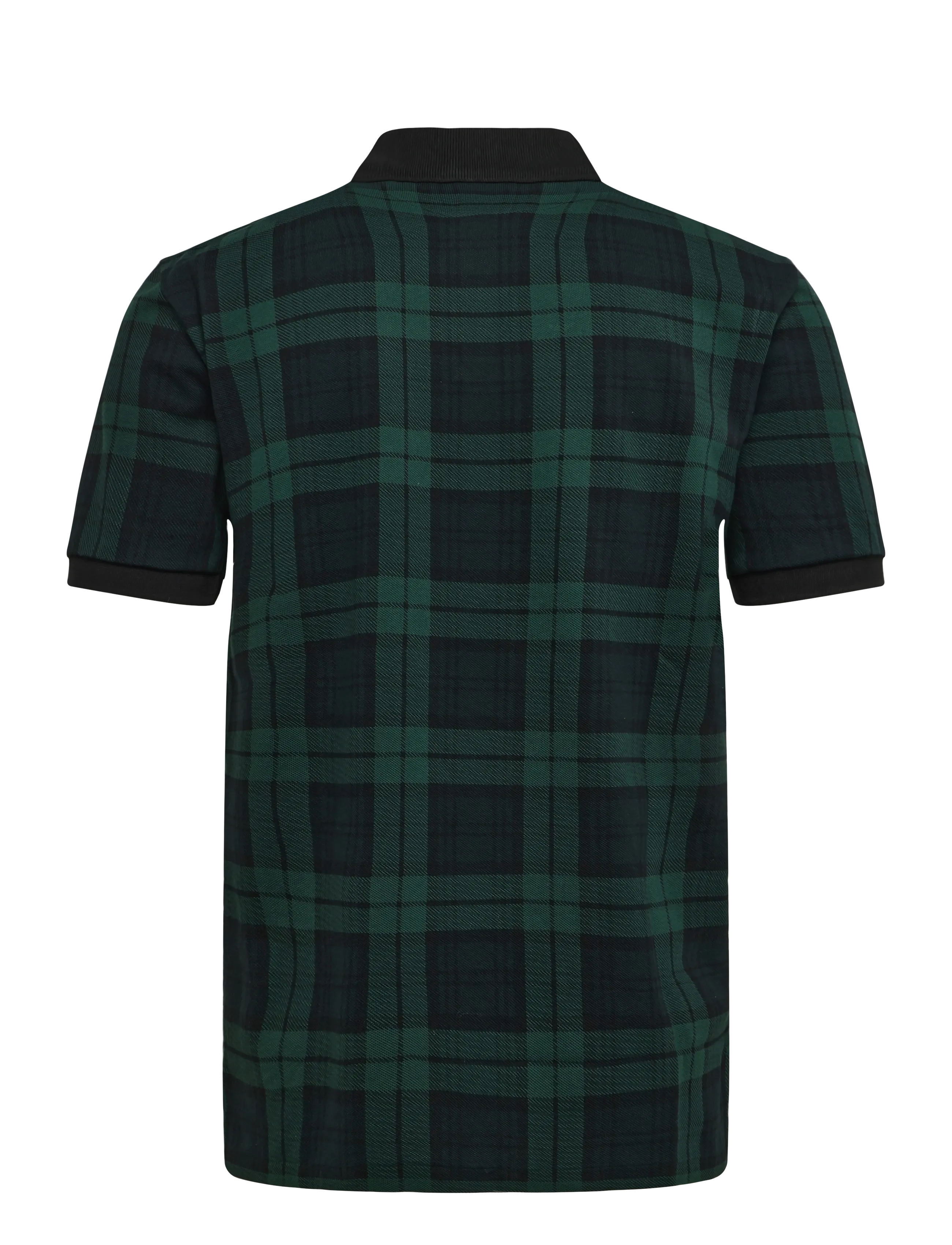 Polo Ralph Lauren - Custom Slim Fit Plaid Mesh Polo Shirt - blackwatch plaid - 1