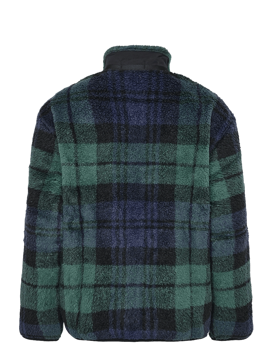 Polo Ralph Lauren - Plaid Pile Fleece Jacket - hybrid-jacken - blackwatch plaid - 2