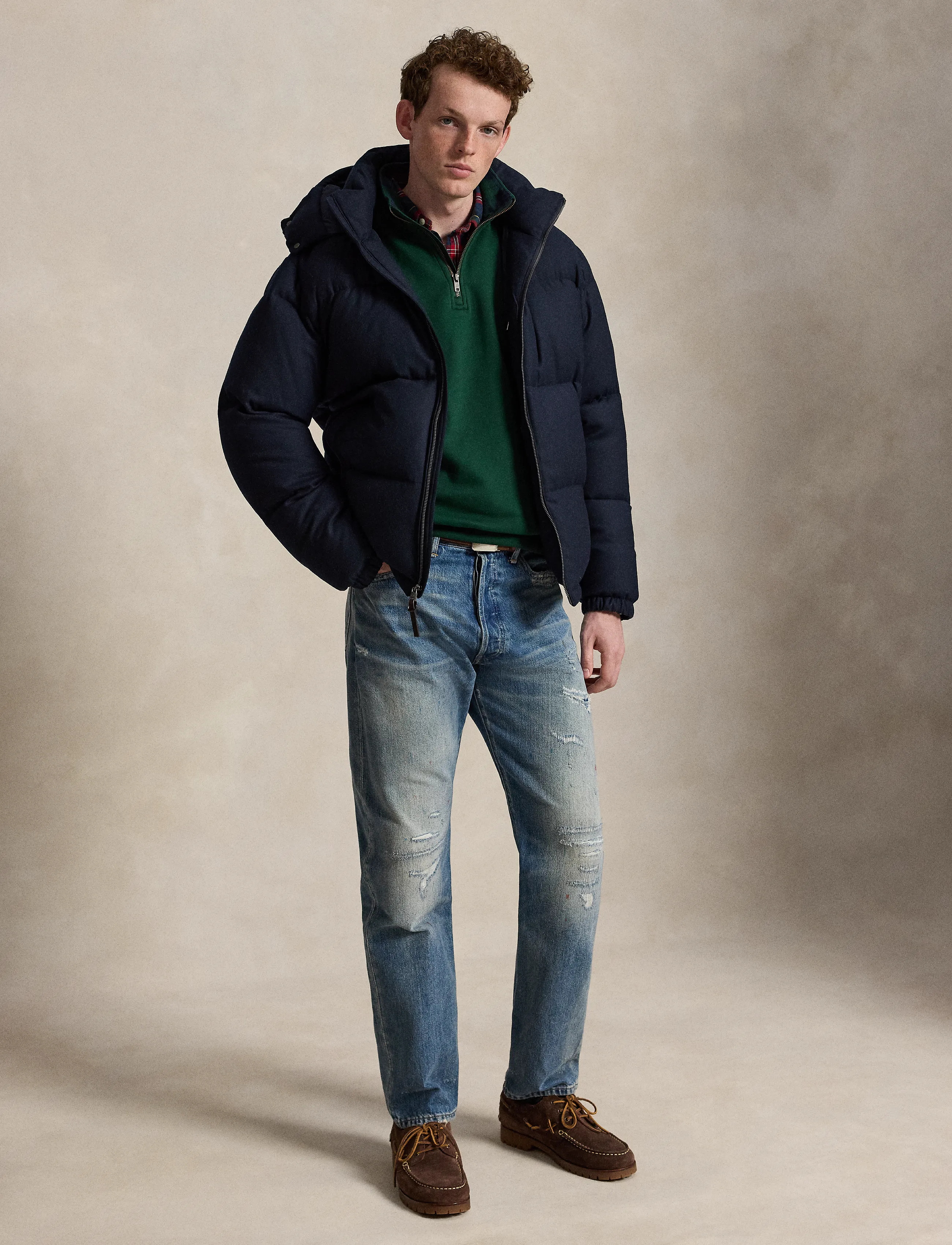 Polo Ralph Lauren - The RL Fleece Quarter-Zip Sweatshirt - moss agate - 4