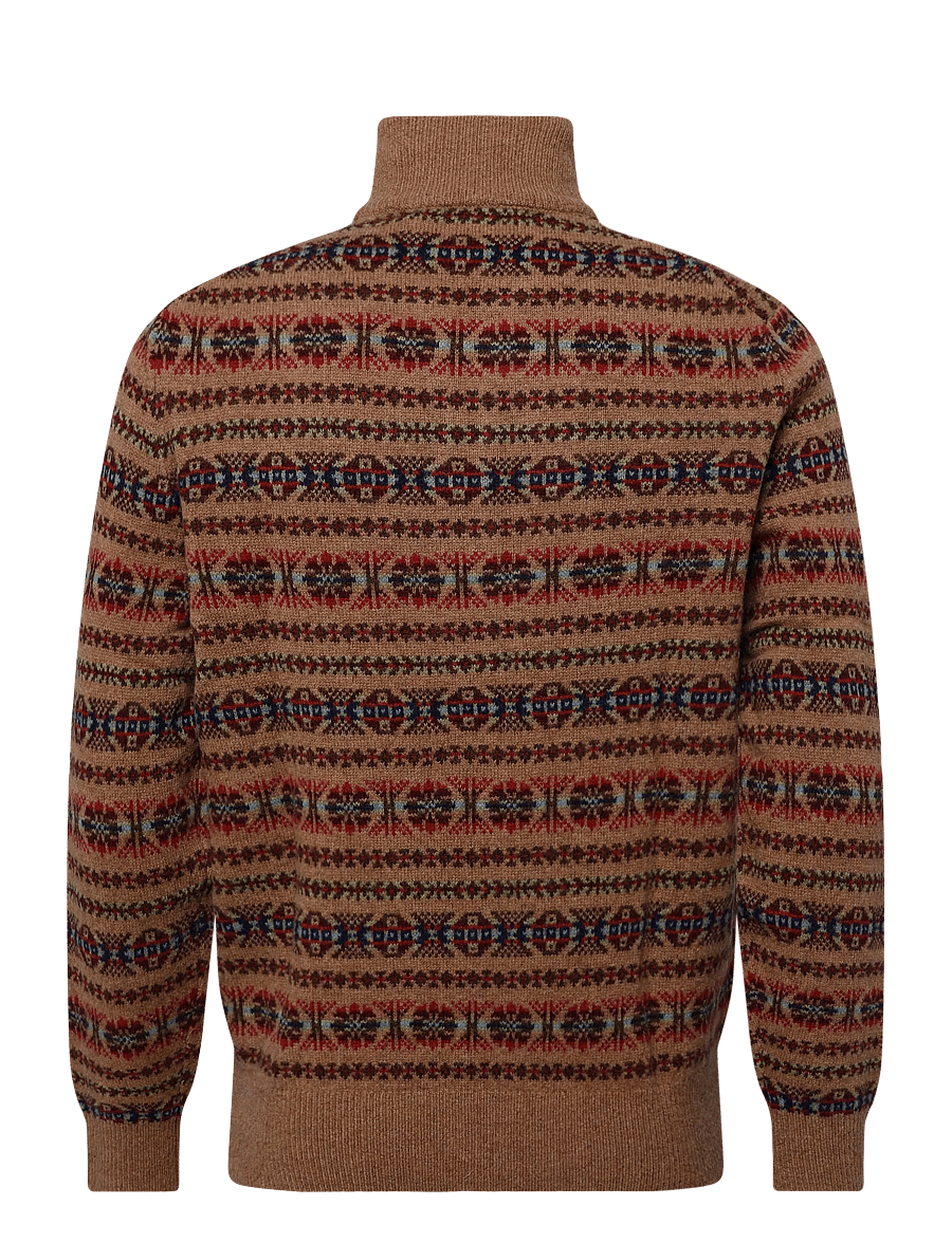 Polo Ralph Lauren - Fair Isle Wool Mockneck Sweater - tõmblukk-kaelusega dressipluusid - multi combo - 2