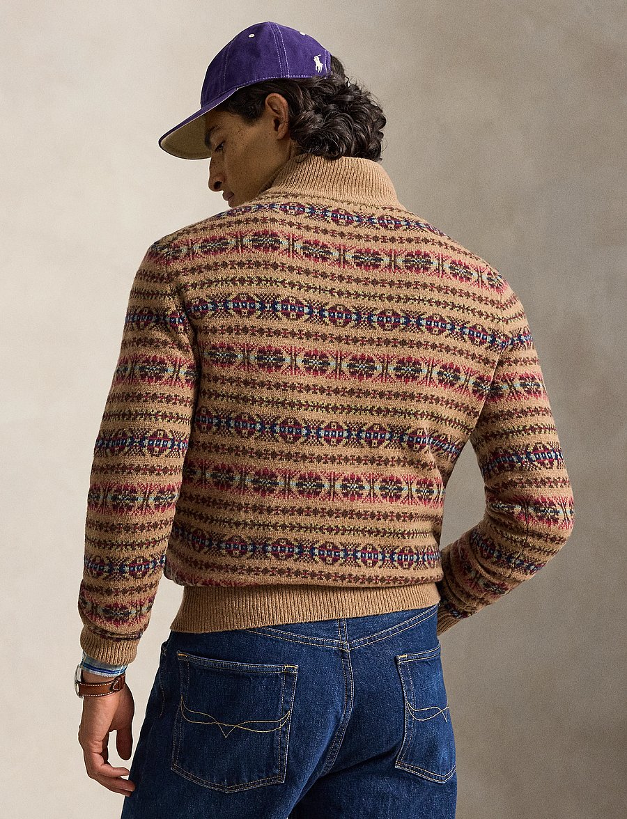 Polo Ralph Lauren - Fair Isle Wool Mockneck Sweater - tõmblukk-kaelusega dressipluusid - multi combo - 3